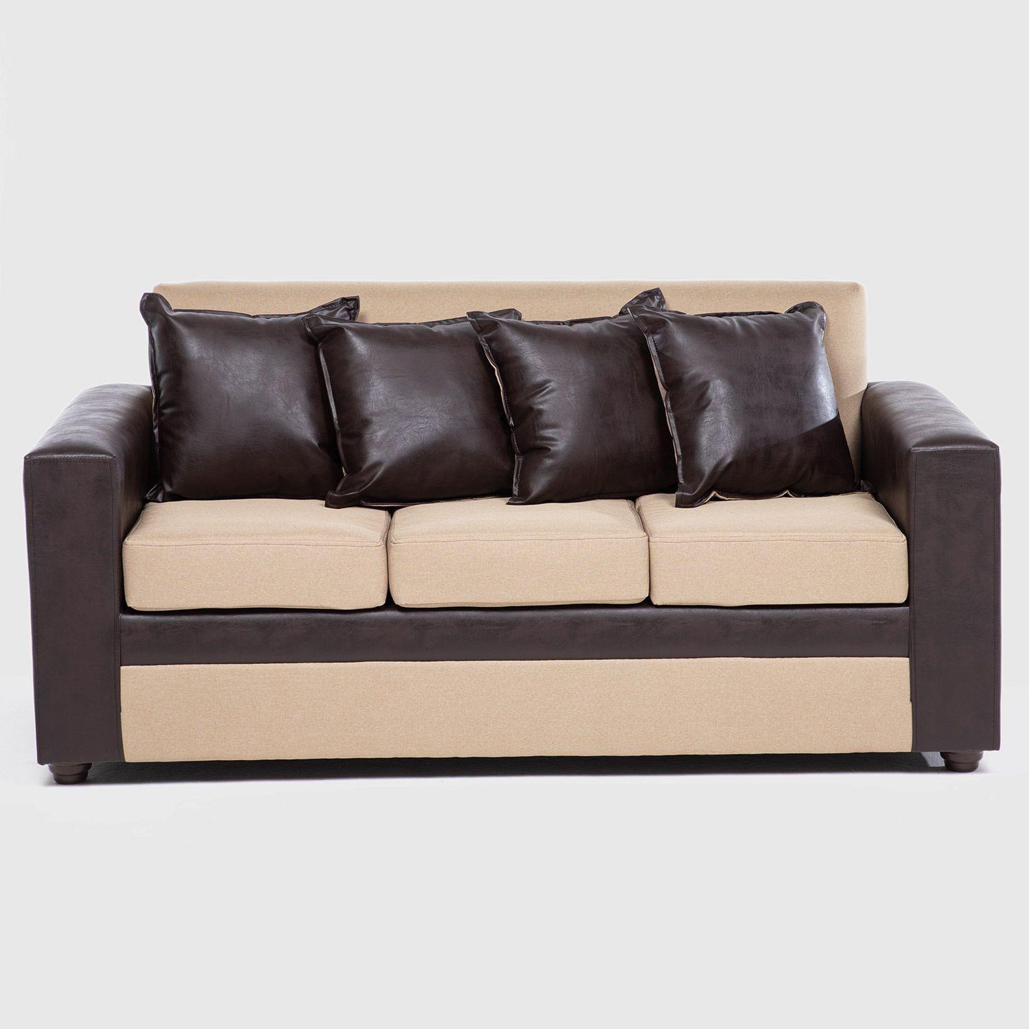 SOFA PARIS 2 POUF PU CAFE BEIGE-4
