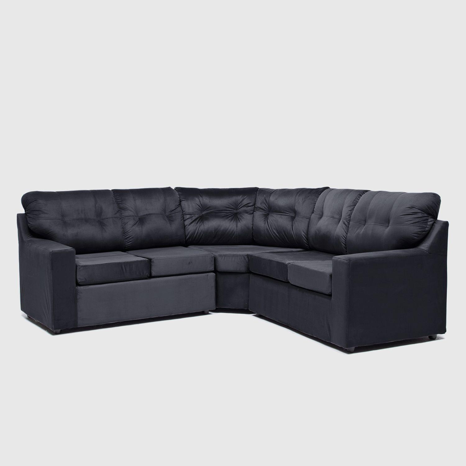 SECCIONAL ITALIA FELPA NEGRO-1