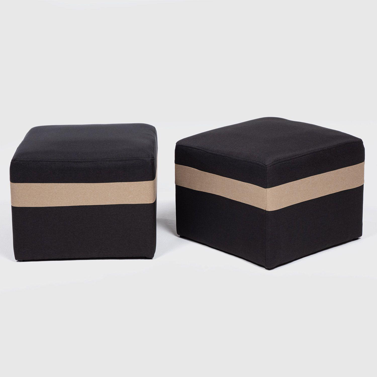 SOFA PARIS 2 POUF BEIGE NEGRO-3