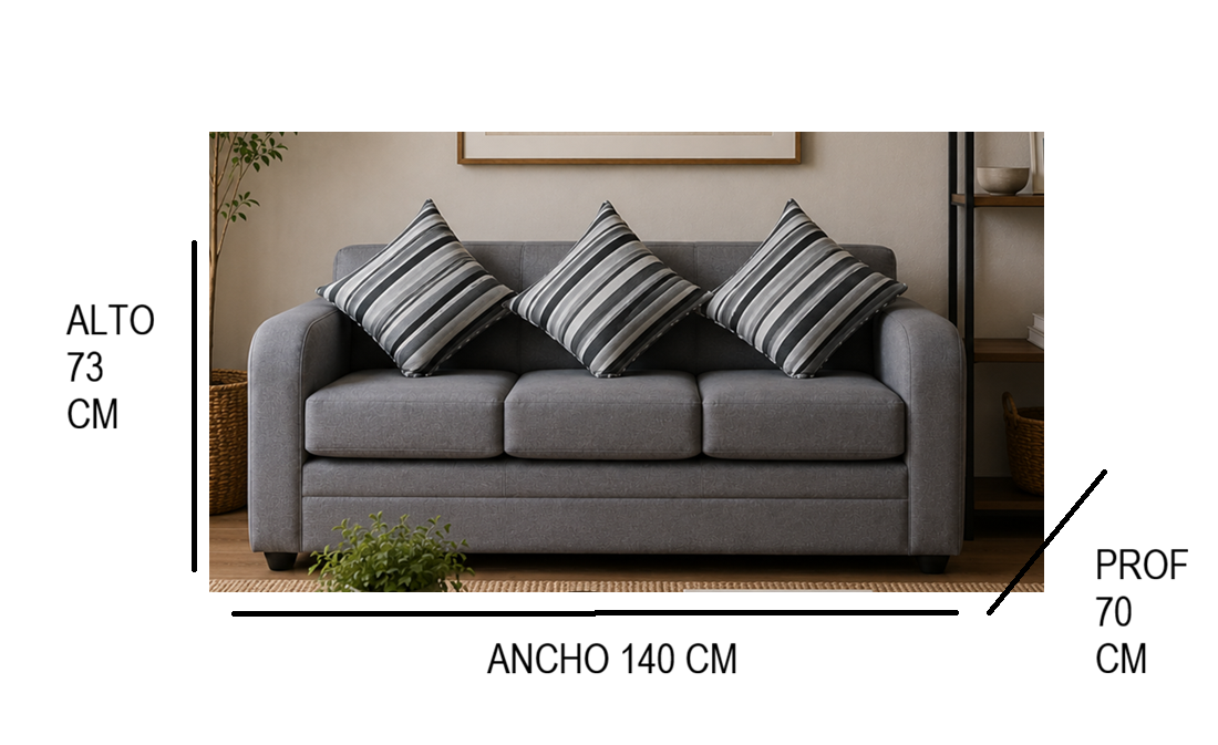 SOFA UCRANIA 3C TELA GRIS-3