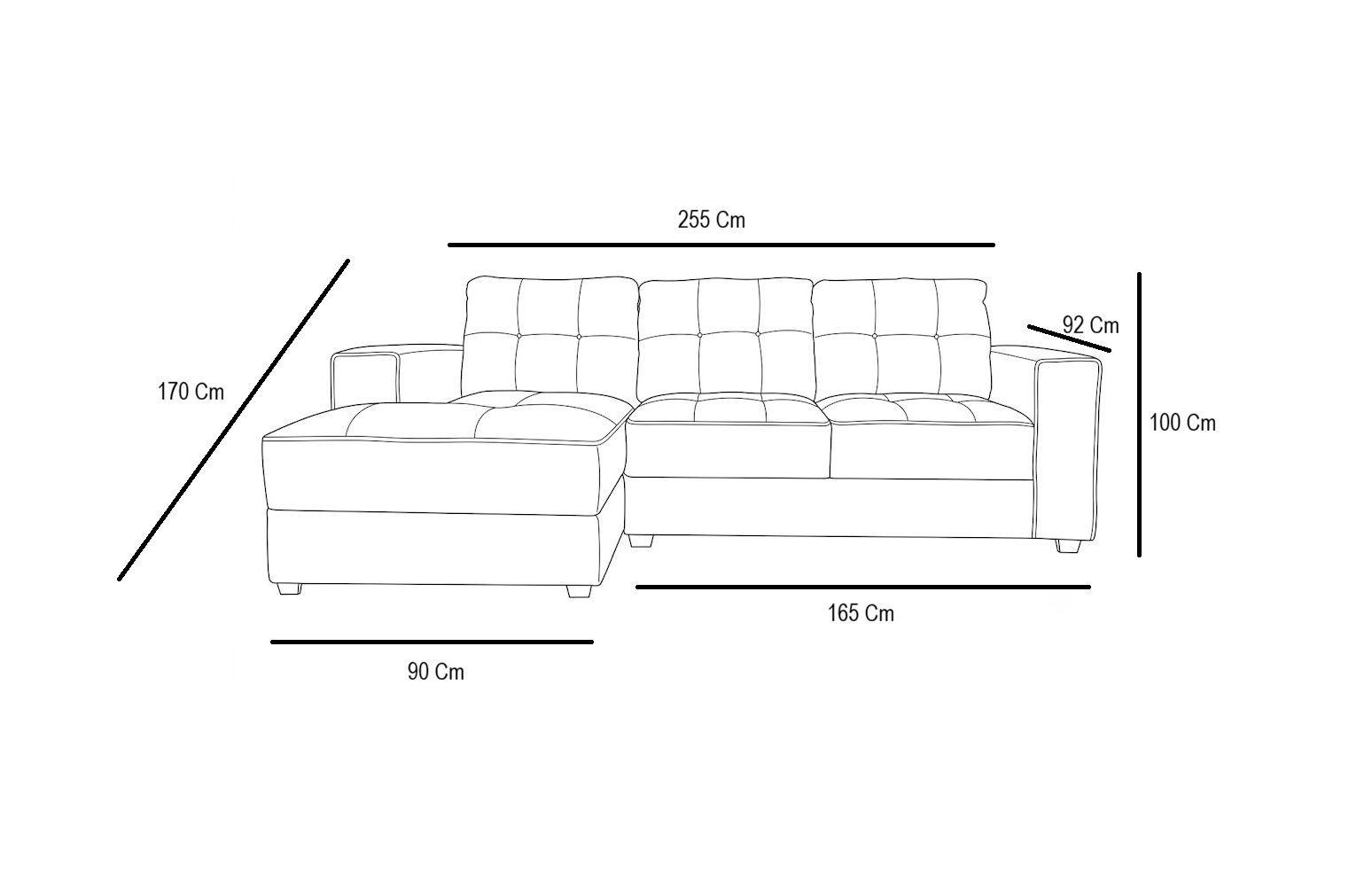 SOFA SECCIONAL WASHINGTON GRIS-3