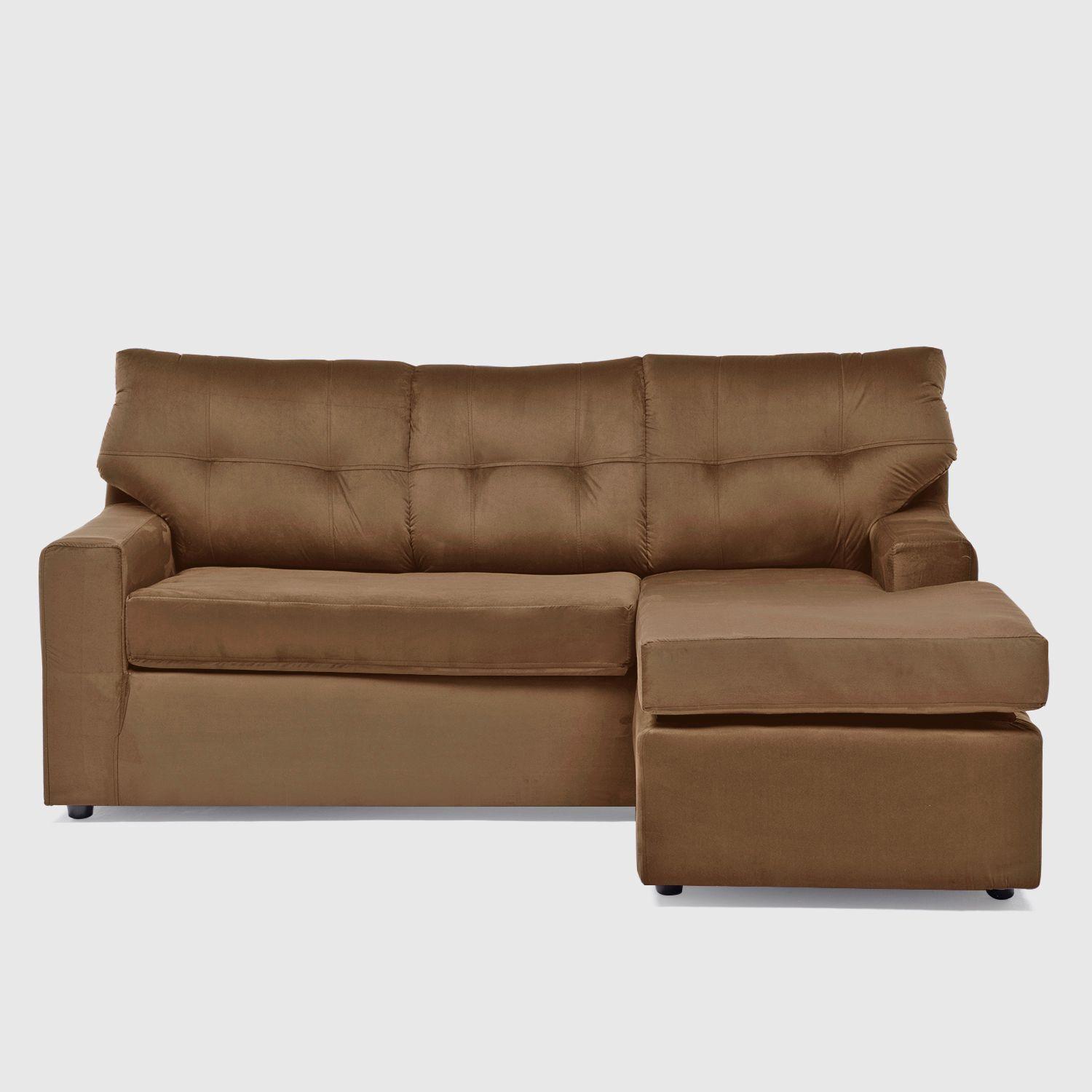 SECCIONAL ITALIA REVERSIBLE FELPA CAFE-3