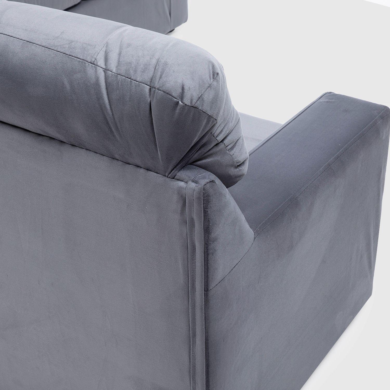 SECCIONAL ITALIA FELPA GRIS -5