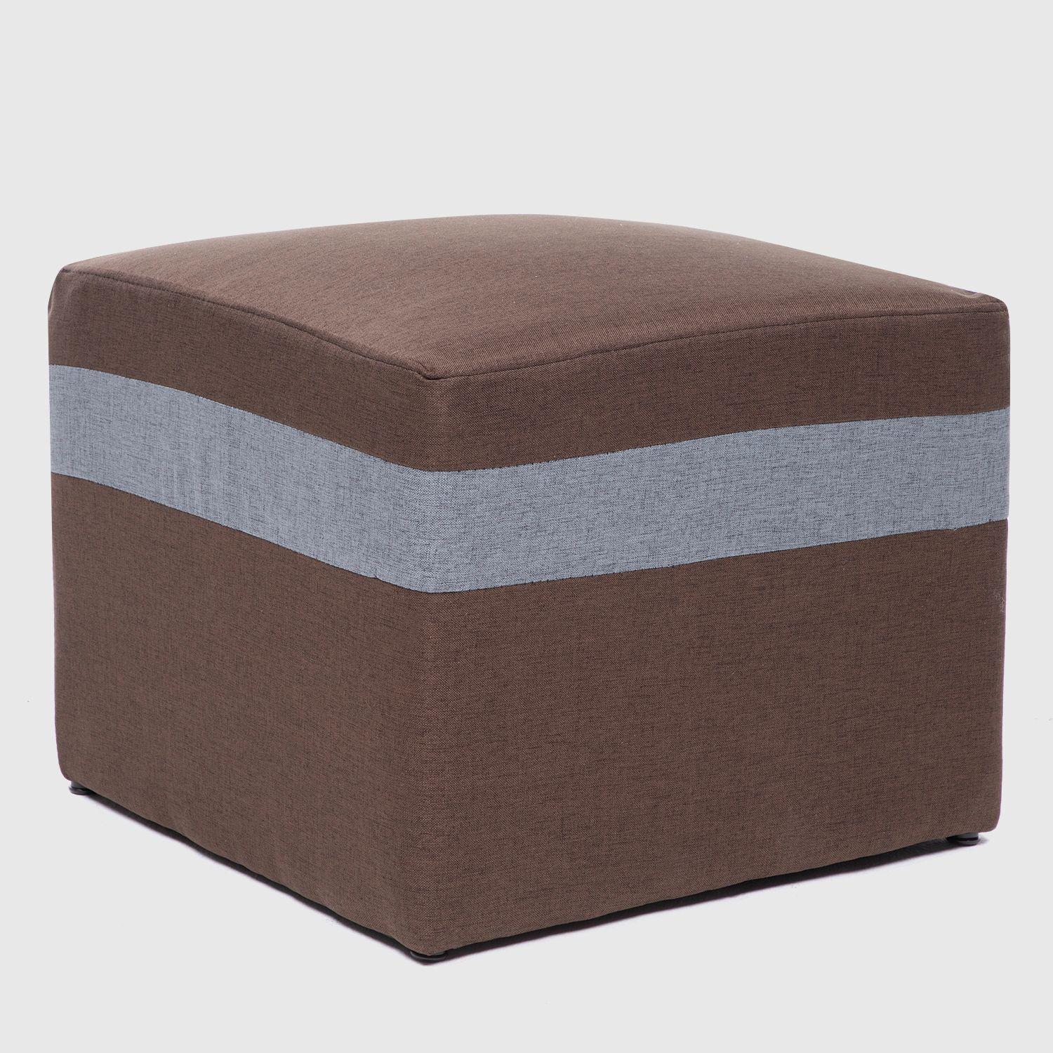 SOFA PARIS 2 POUF GRIS CAFE -7