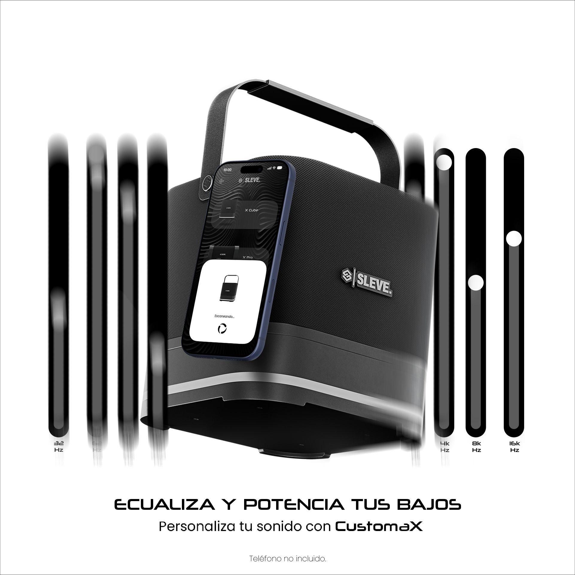 Parlanate Bluetooth Sleve BasslineX Cube-3