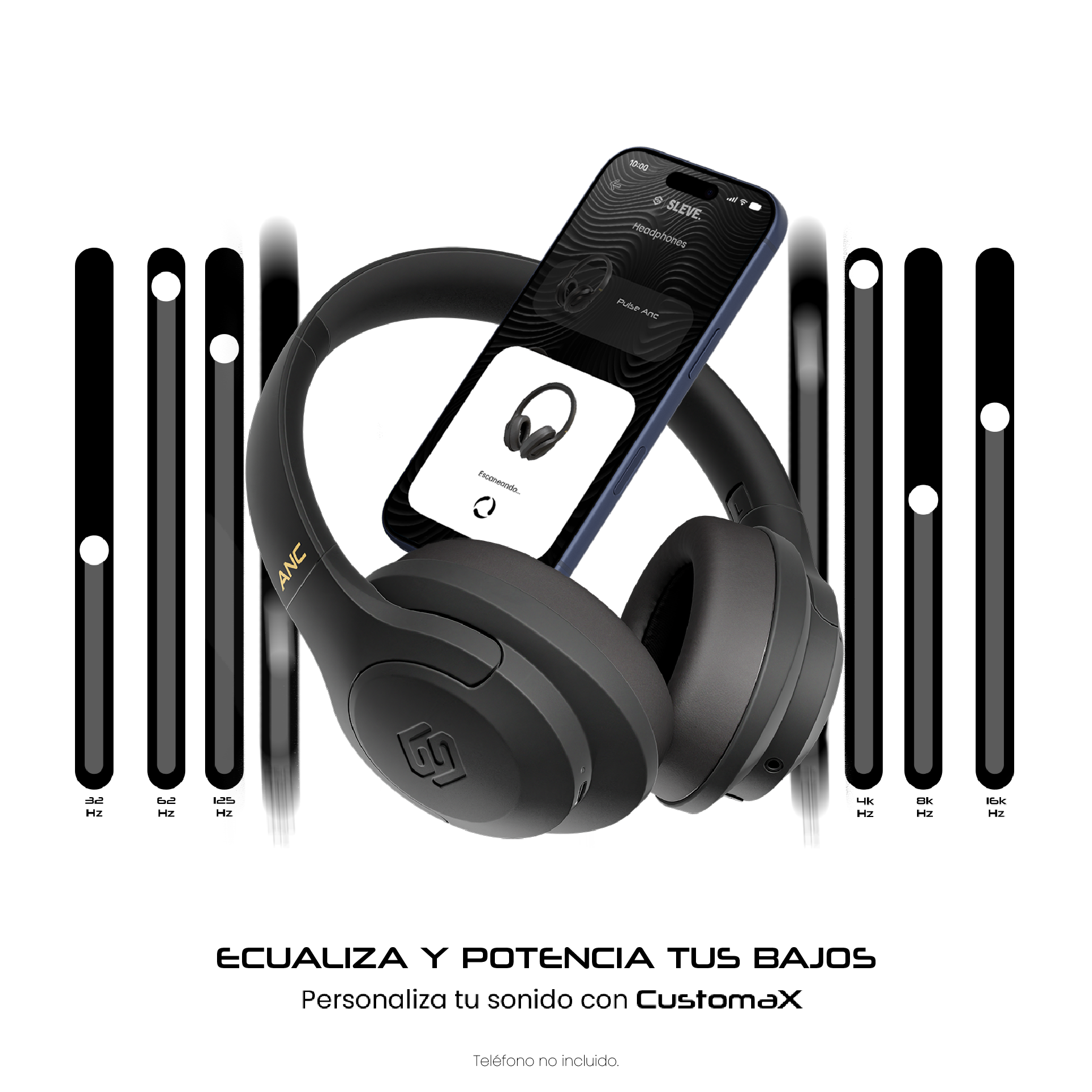 Audifonos Inalambricos Bluetooth Sleve Pulse ANC 2Gen-2