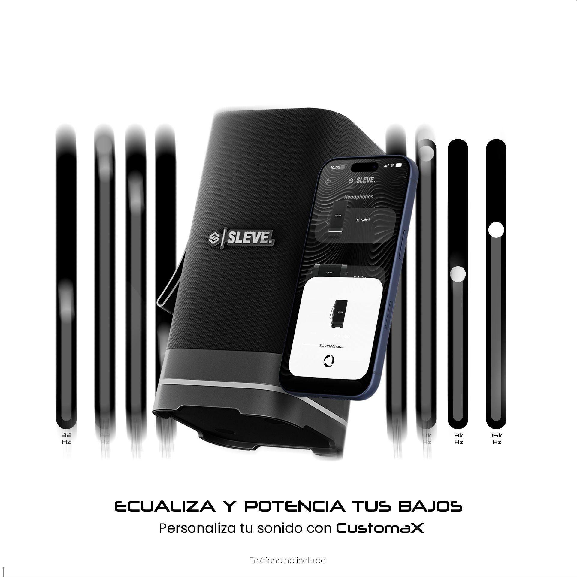 Parlante Bluetooth Sleve BasslineX Mini-3