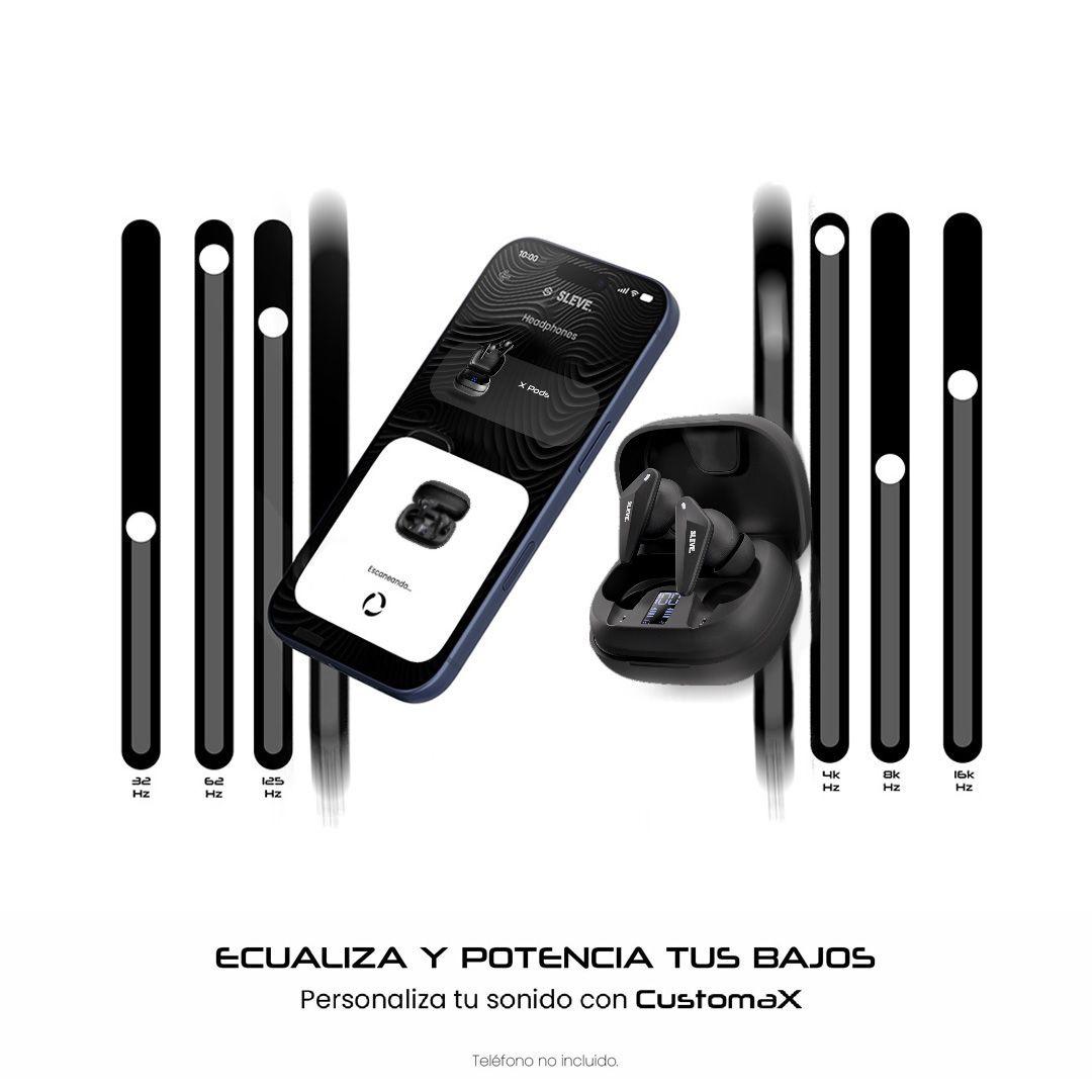 Audifonos Inalambricos Bluetooth Sleve X Pods 2Gen-5