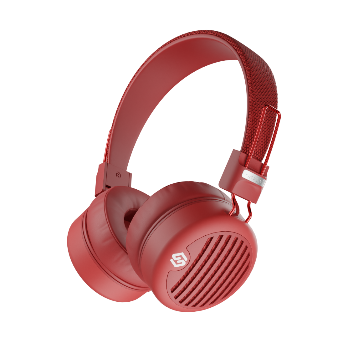 Audifonos Inalambricos Bluetooth Sleve Studio 2 Red-0