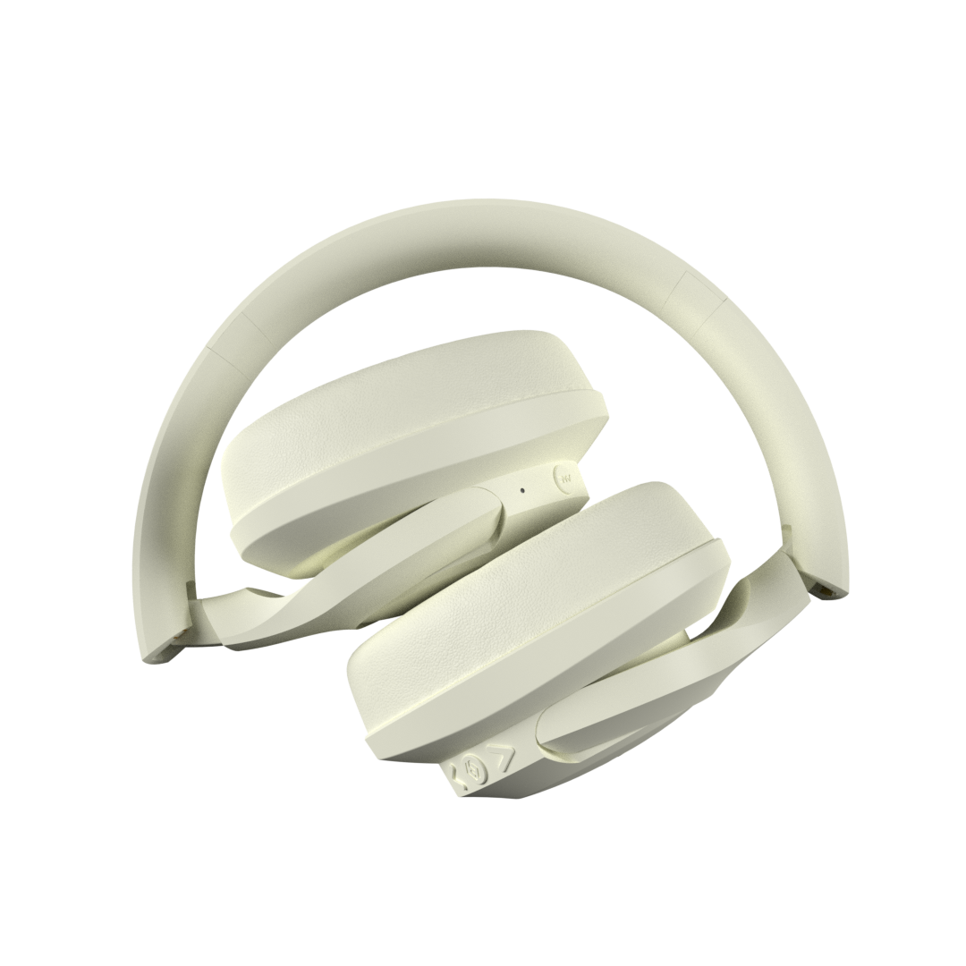 Audifonos Inalambricos Bluetooth Sleve Pulse ANC White Cream-3