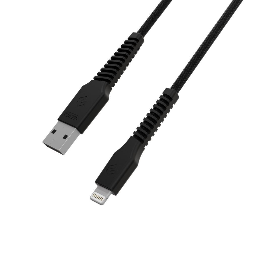 Cable Cargador Sleve Line X Usb A Lightning Black-4