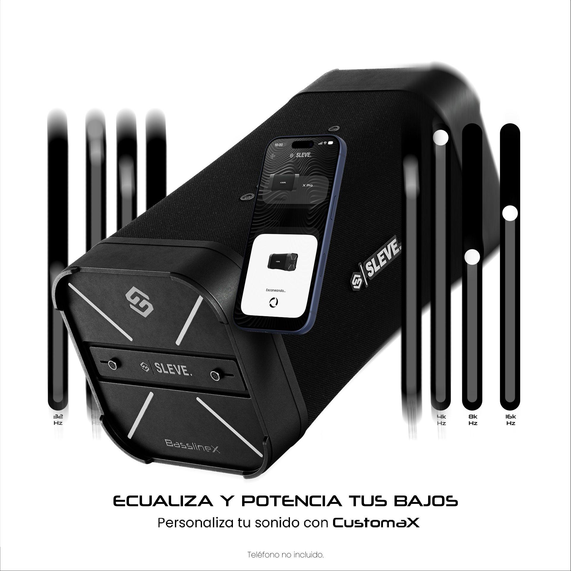 Parlante Bluetooth Sleve BasslineX Pro-3