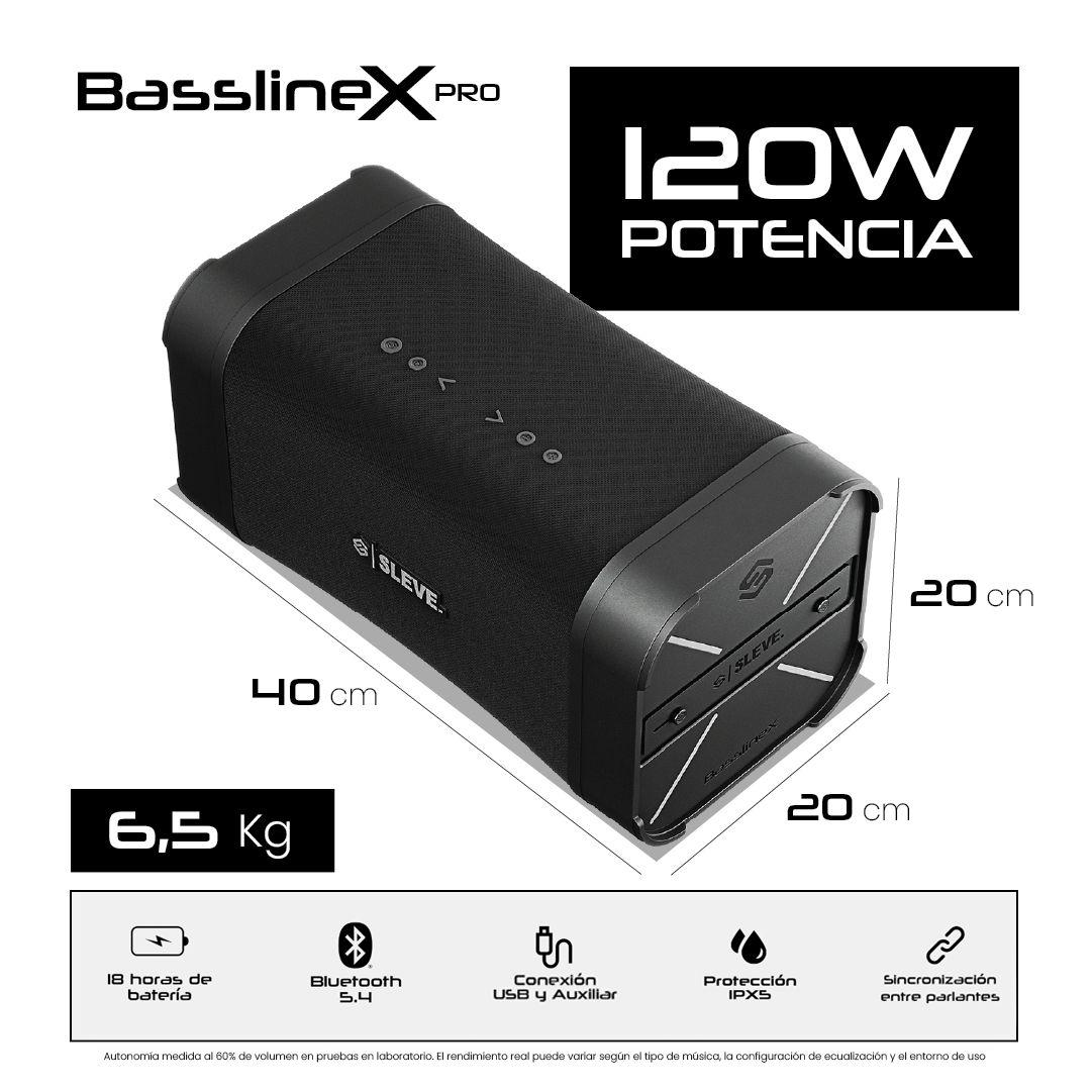 Parlante Bluetooth Sleve BasslineX Pro-4