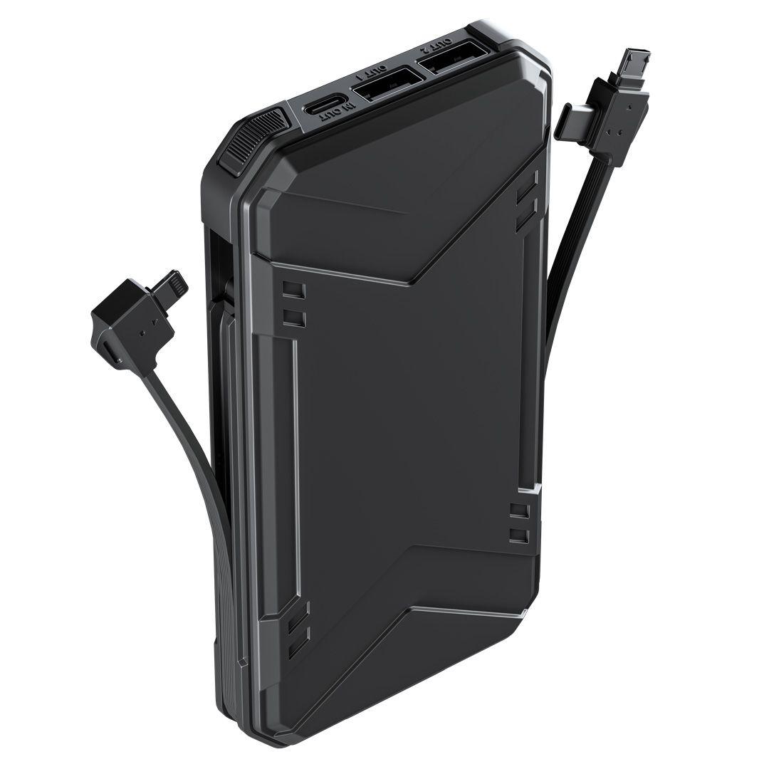 Bateria Externa Sleve Power X 10.000 Mah Black-4