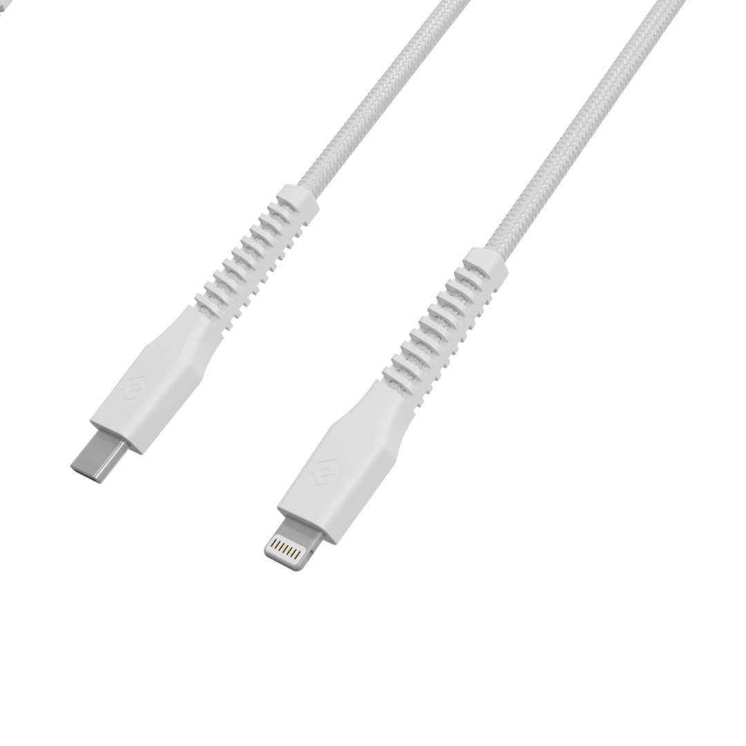 Cable Cargador Sleve Line X Usb Tipo C A Lightning White-4