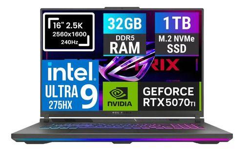 Asus Rog Strix 2025 16  2.5k Ultra 9 275hx 1tb/32 Rtx 5070ti Eclipse Grey Negro-1