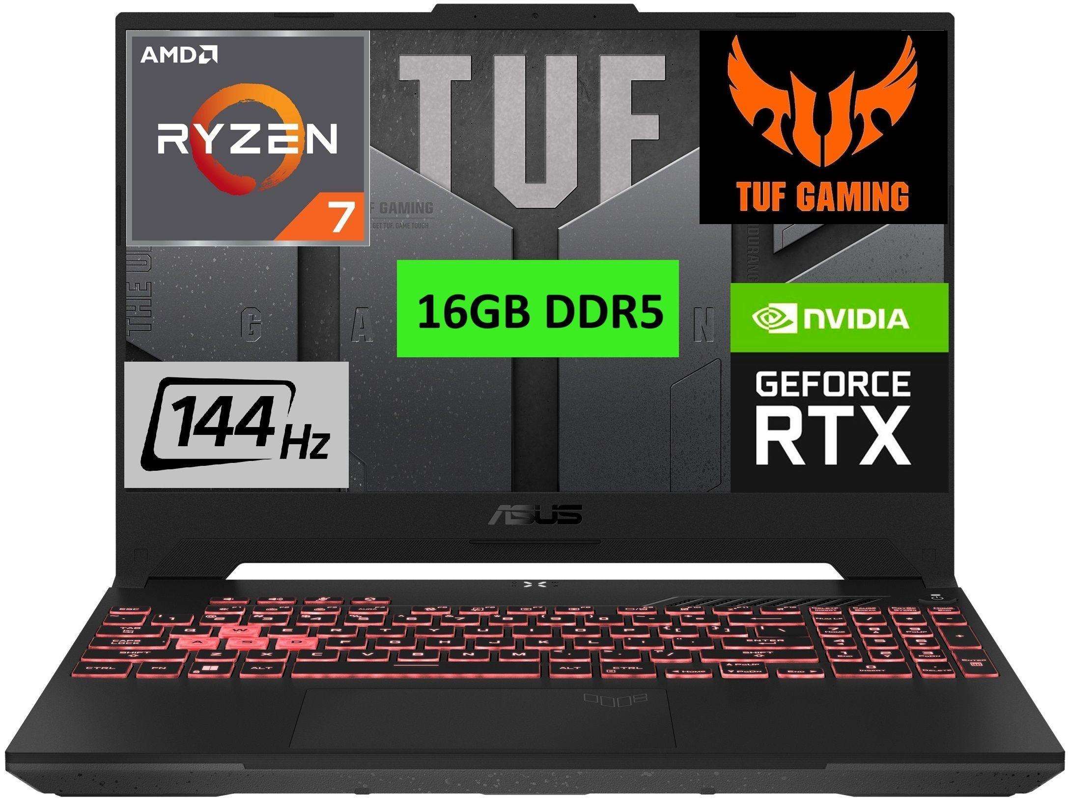 Asus Tuf Gaming A15 Ryzen 7 Ssd 512/16gb Ddr5 Nvidia Geforce-0