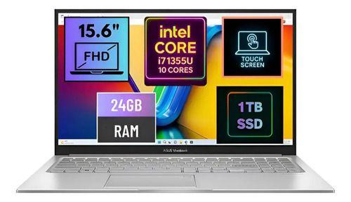 Asus Vivobook F15 Full Hd Tactil I7 1355u 1tb/24gb Backlit Gris/silver-0