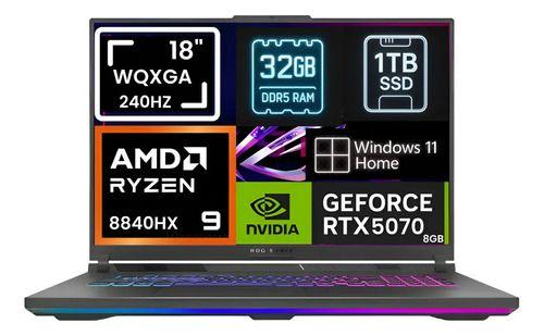 Asus Rog Strix G18 2025 240h Ryzen 9 8940hs 1tb/32 Rtx 5070 Negro-0