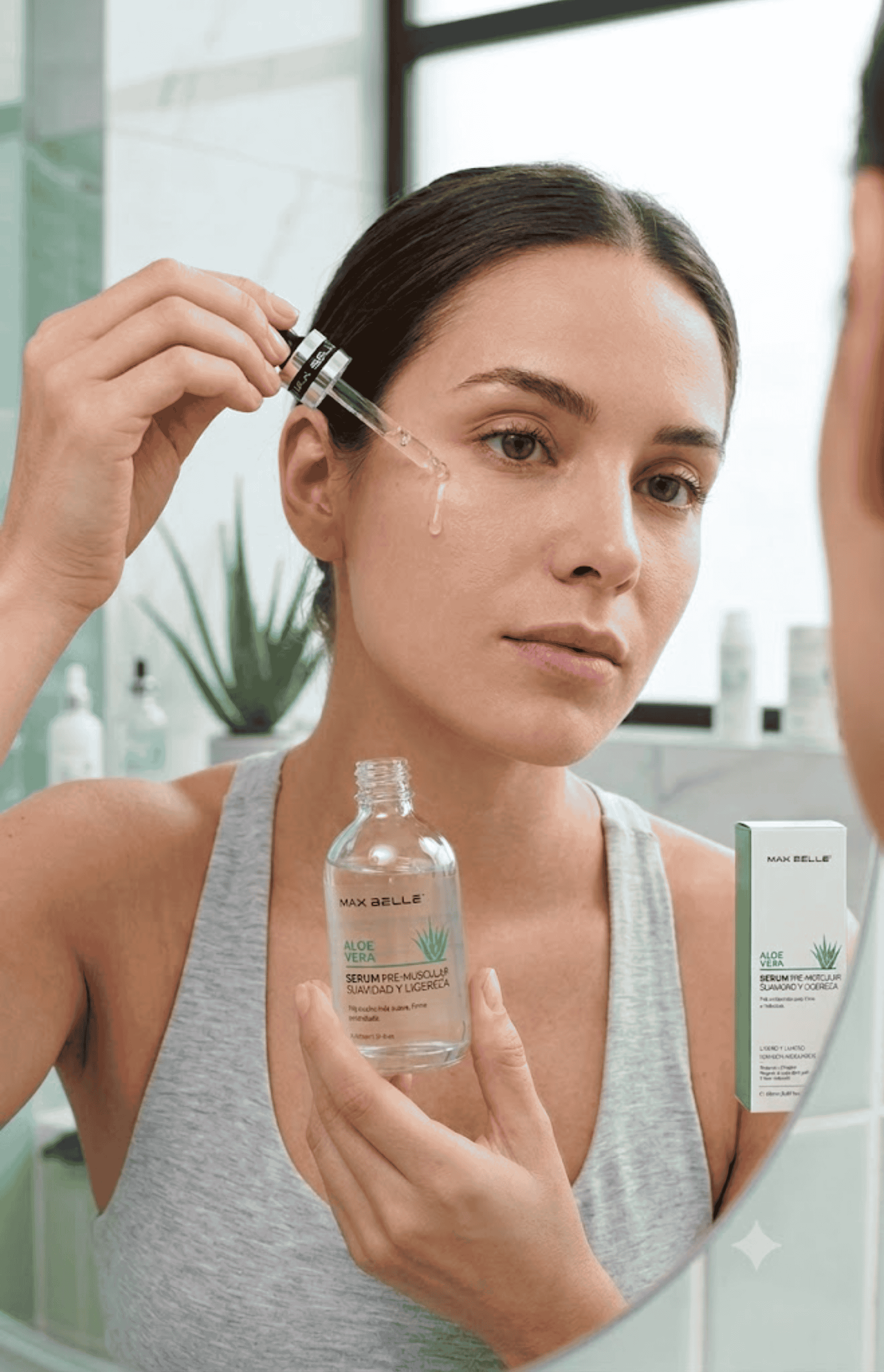 Serum Facial Aloe Vera Maxbelle 100 ml con Vitamina E Hidratante-2