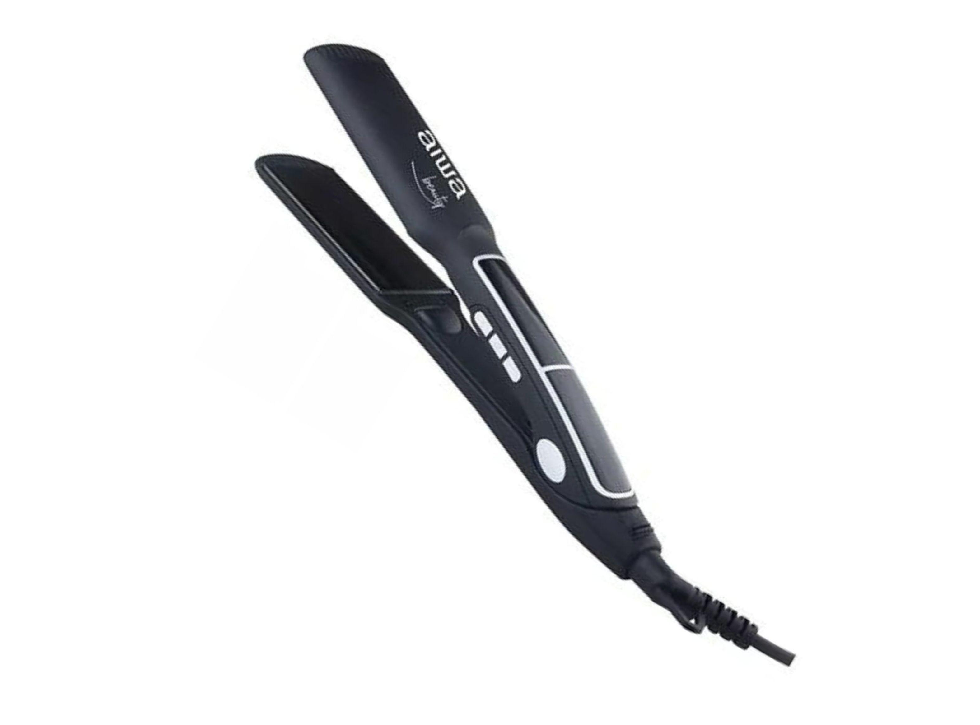 Plancha Alisadora de Cabello Aiwa Tp-5538 Color Negro-0