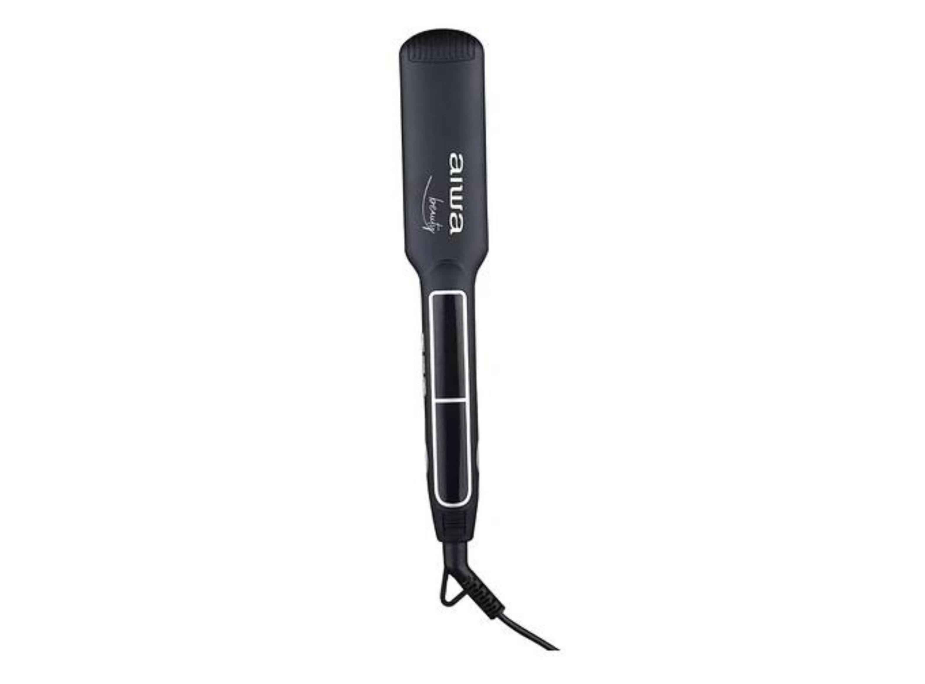 Plancha Alisadora de Cabello Aiwa Tp-5538 Color Negro-1