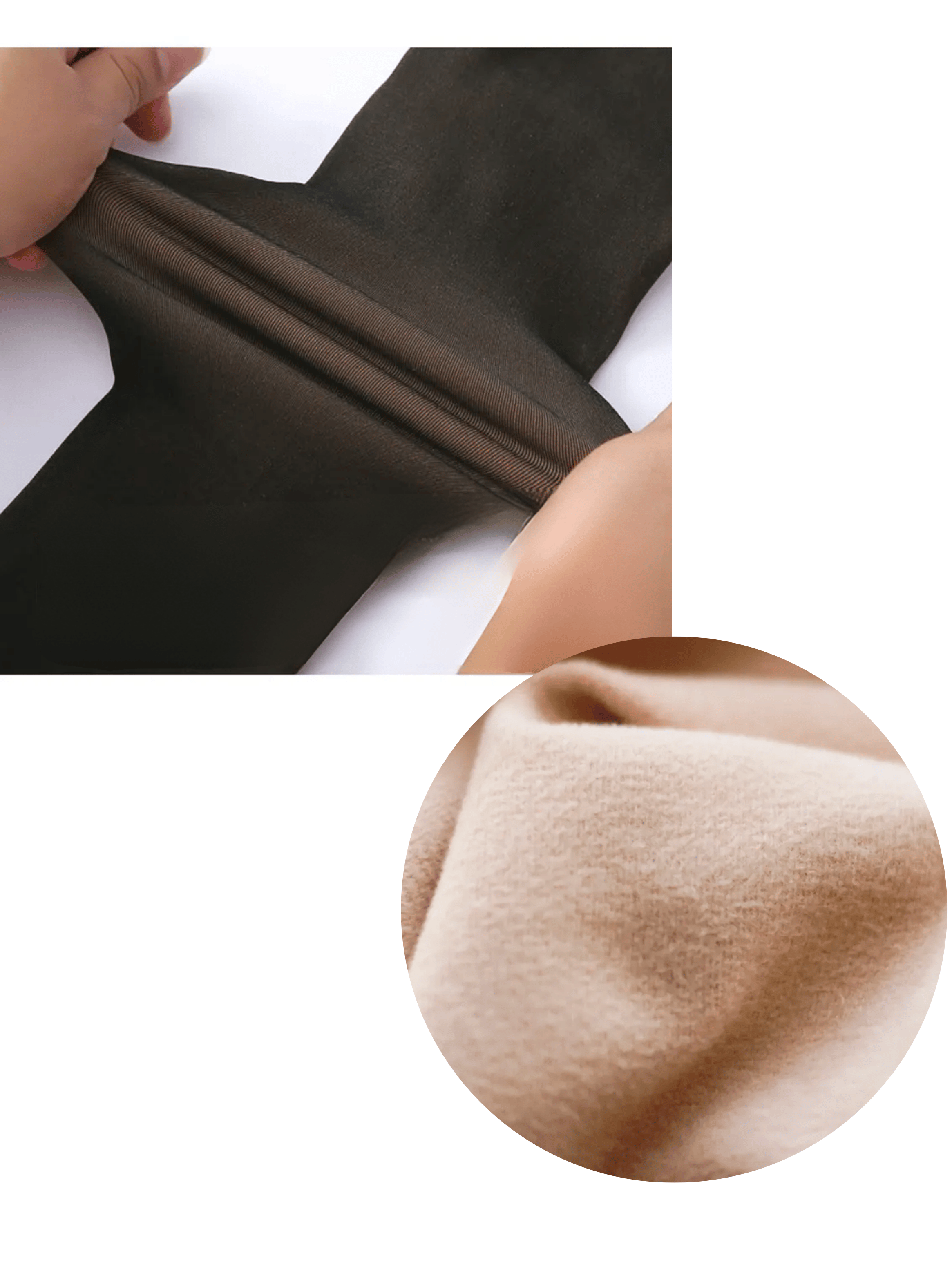 Panty Efecto Piel Traslucido Polar Pushup Calzon Faja-2
