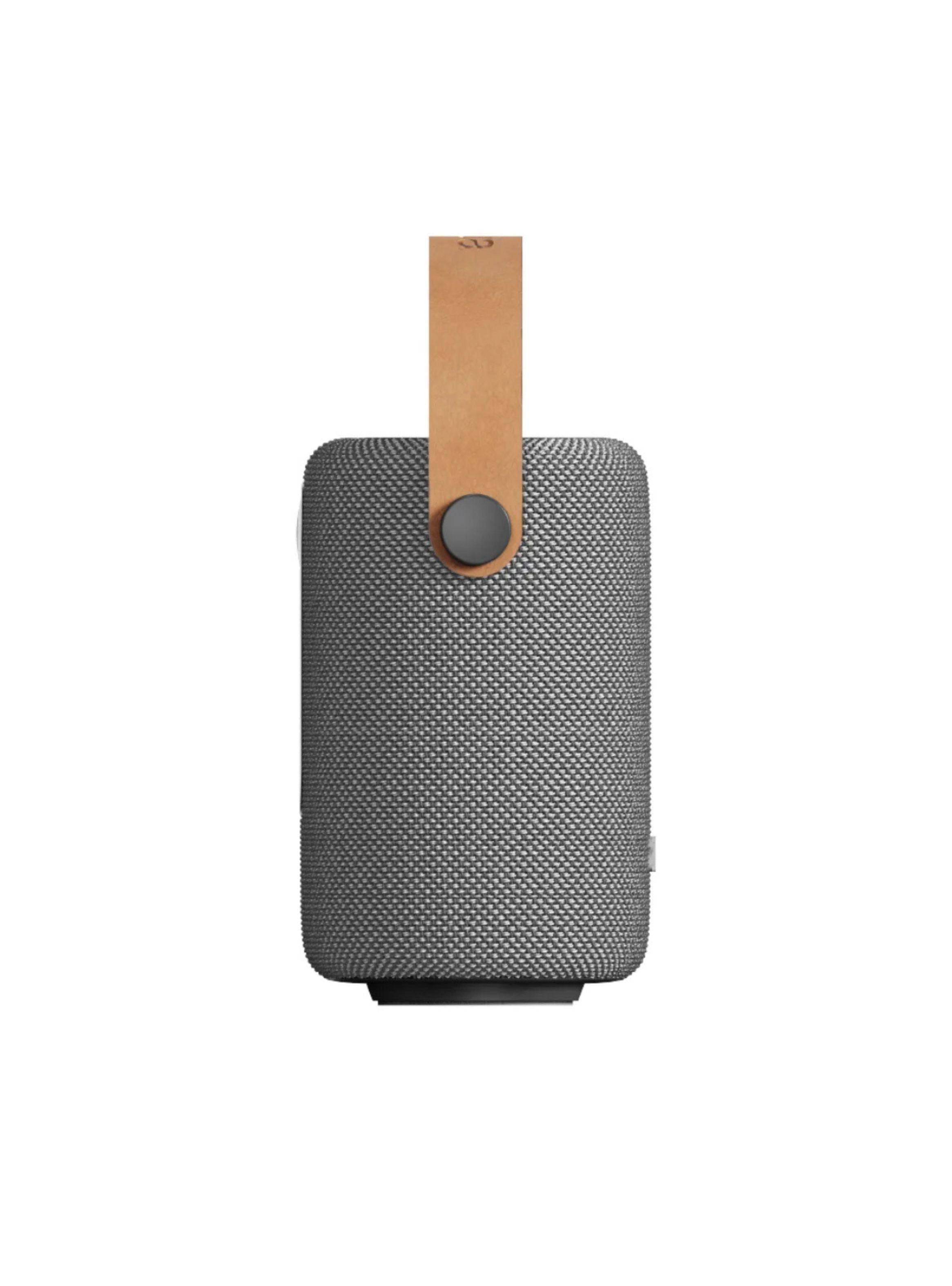 Parlante Bluetooth Portatil AIWA 7W Con Luz Gris AWSS70BT-3