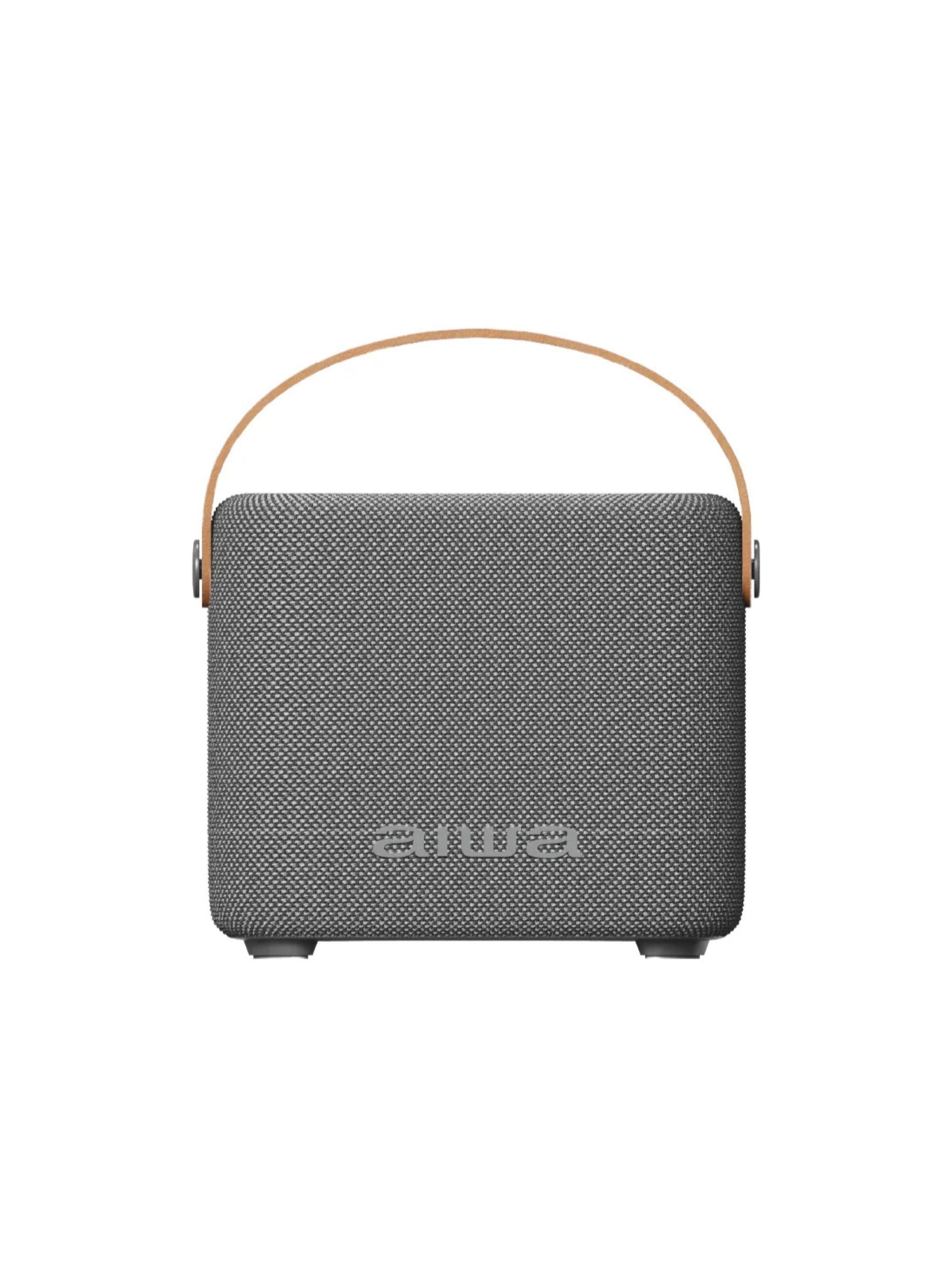 Parlante Bluetooth Portatil AIWA 7W Con Luz Gris AWSS70BT-4