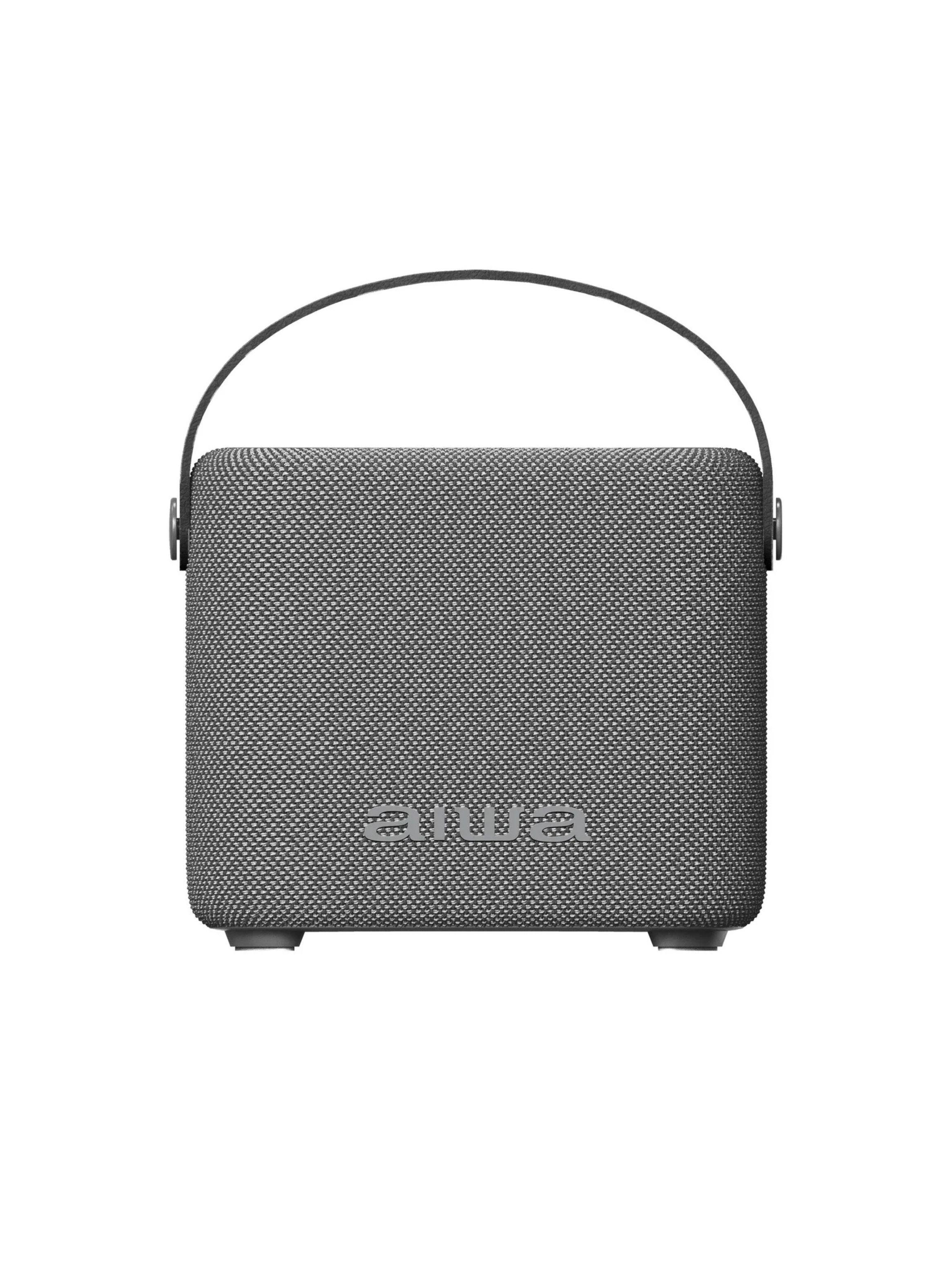 Parlante Bluetooth Portatil AIWA 7W Con Luz Gris AWSS70BT-4