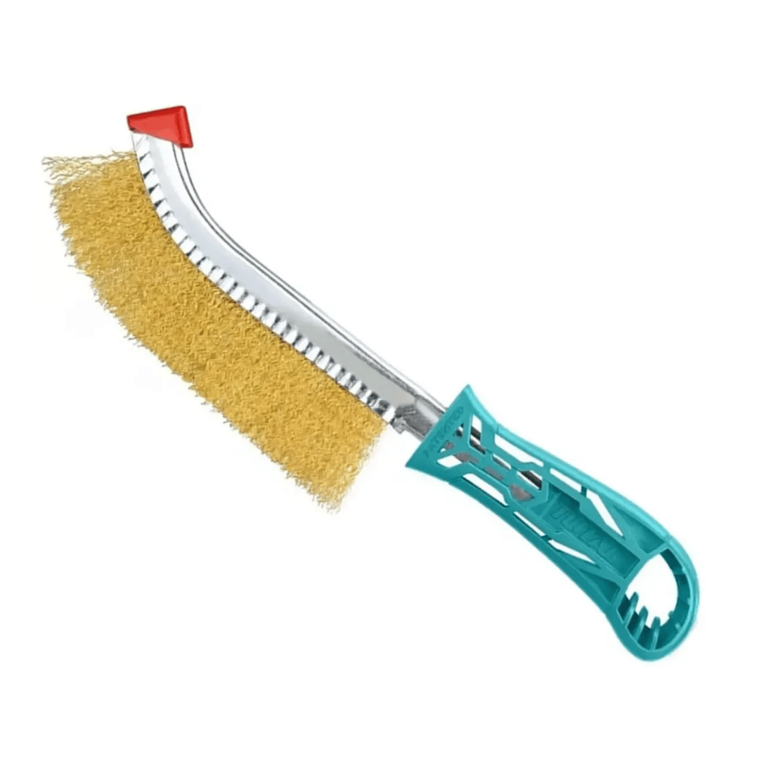 Cepillo Escobilla de Alambre Rizado 250mm Total THT92102 Limpieza -5