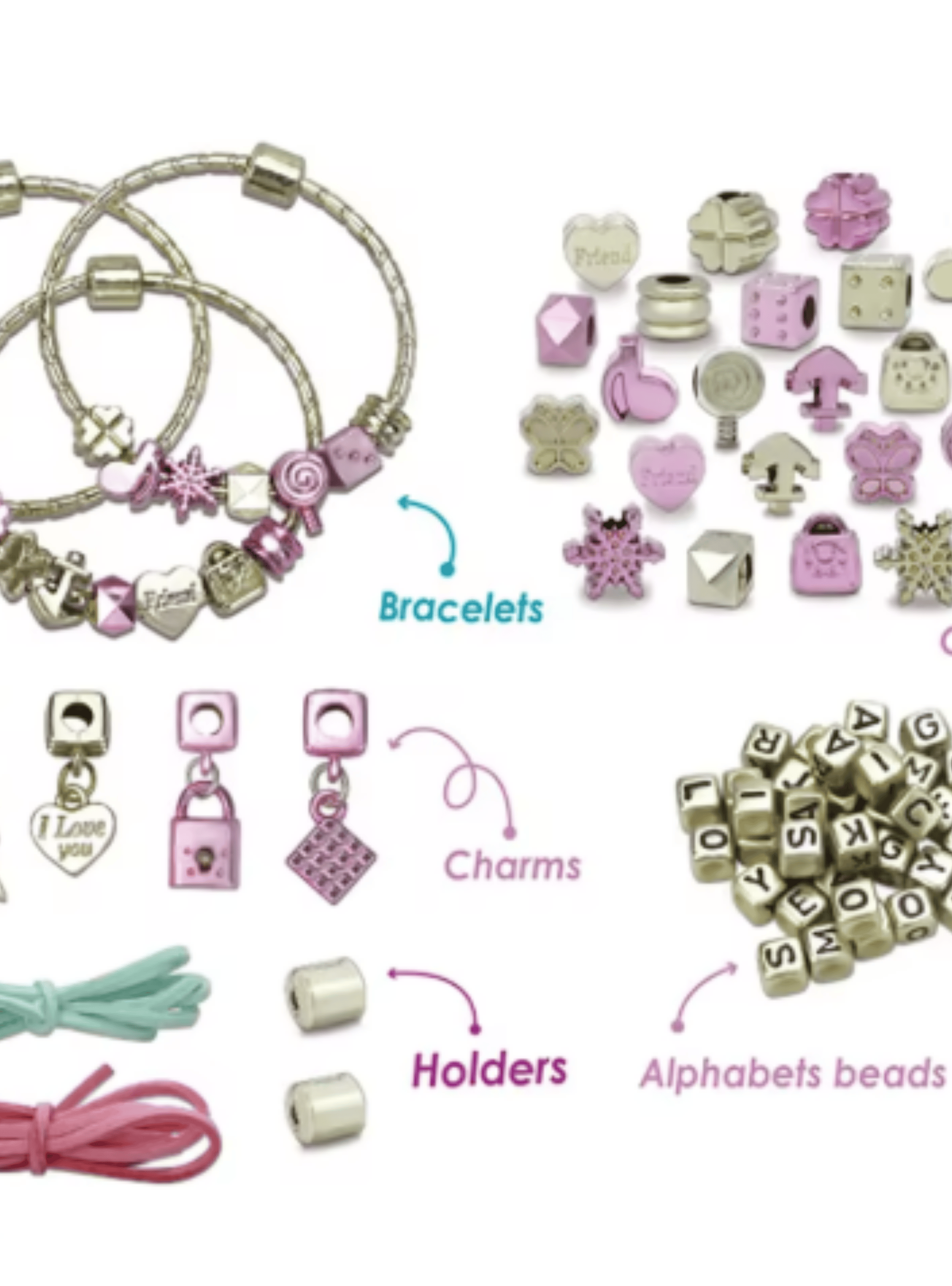 Kit Para Hacer Pulseras Juego De Pulseras Y Collares-2