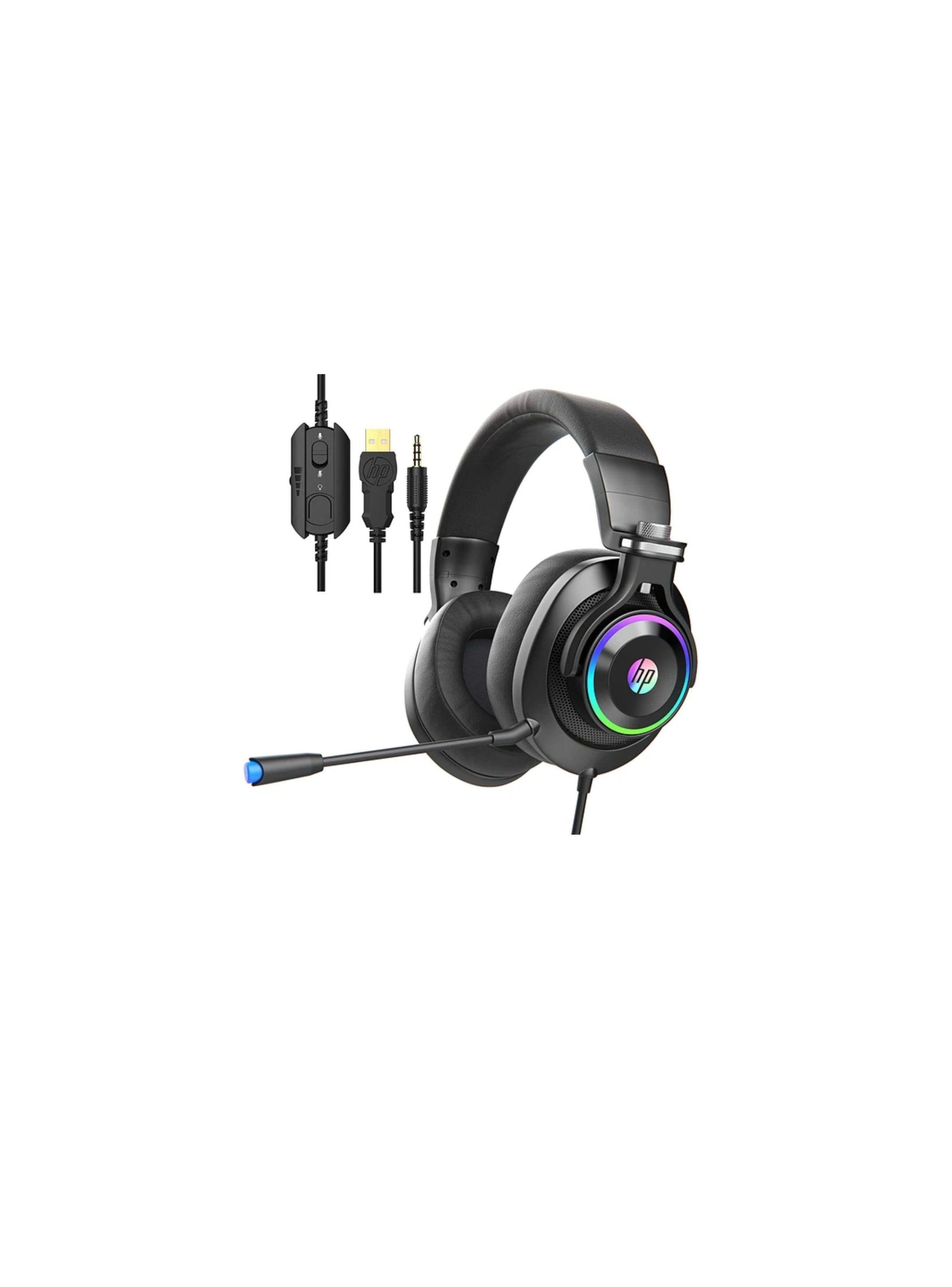 Audifonos Gamer HP H360, Microfono, PC, Celular, Consolas, RGB-1