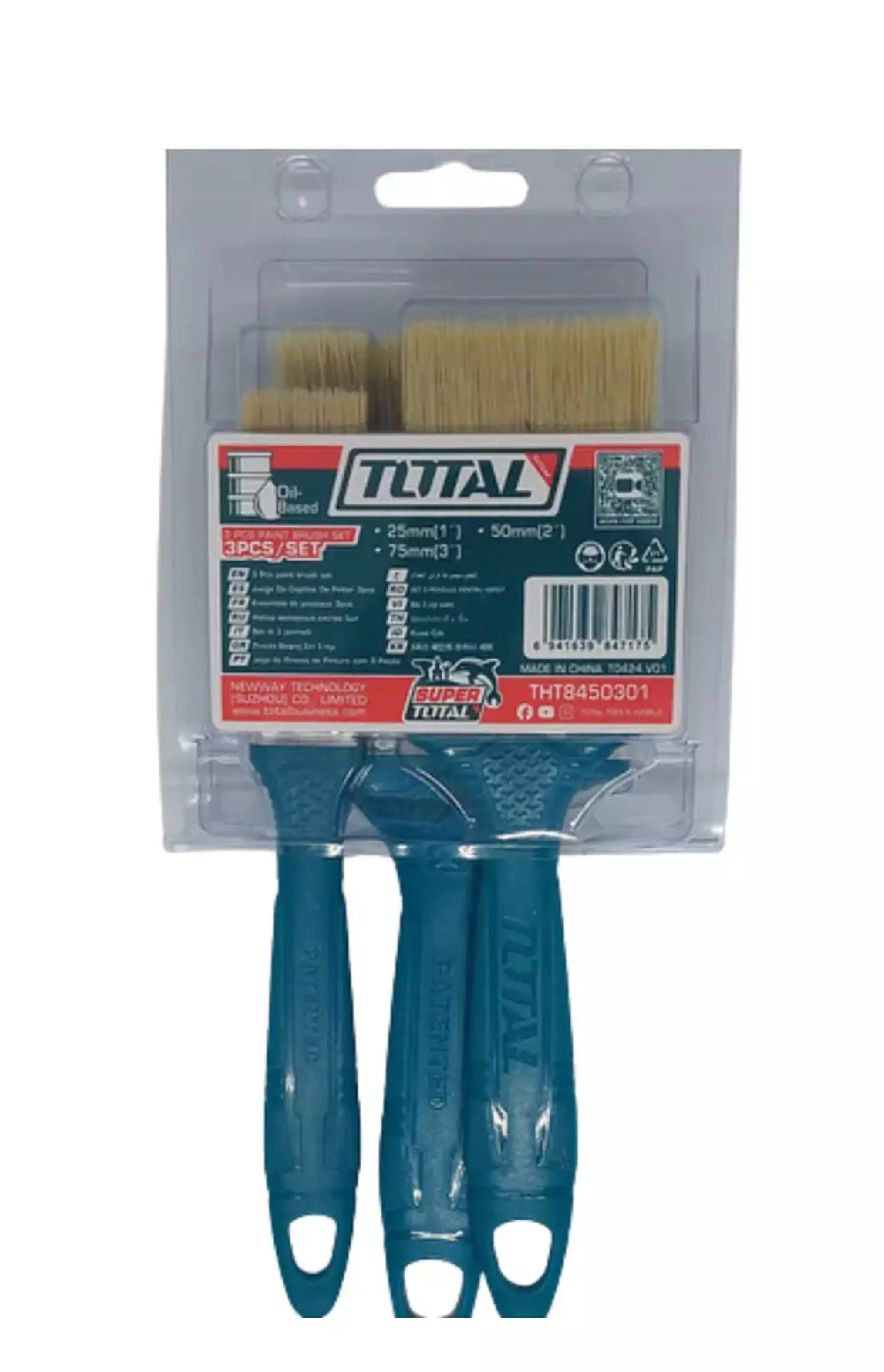 Set de Brochas para Pintura Total 3 Piezas 1 2 y 3-2