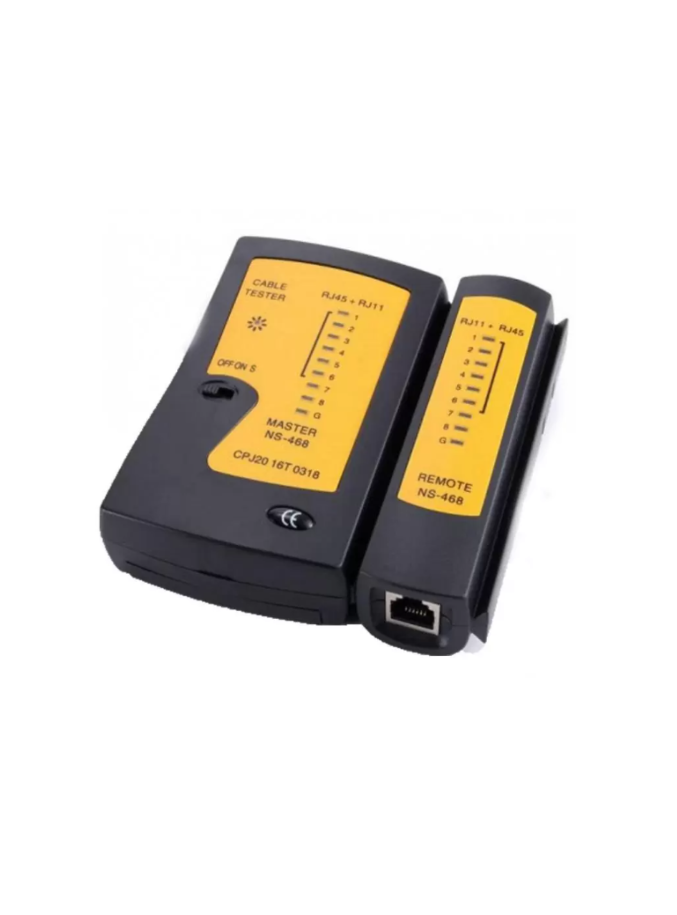 Kit Herramientas de Red Crimpeadora Tester Pelacables con Conectores RJ45-4