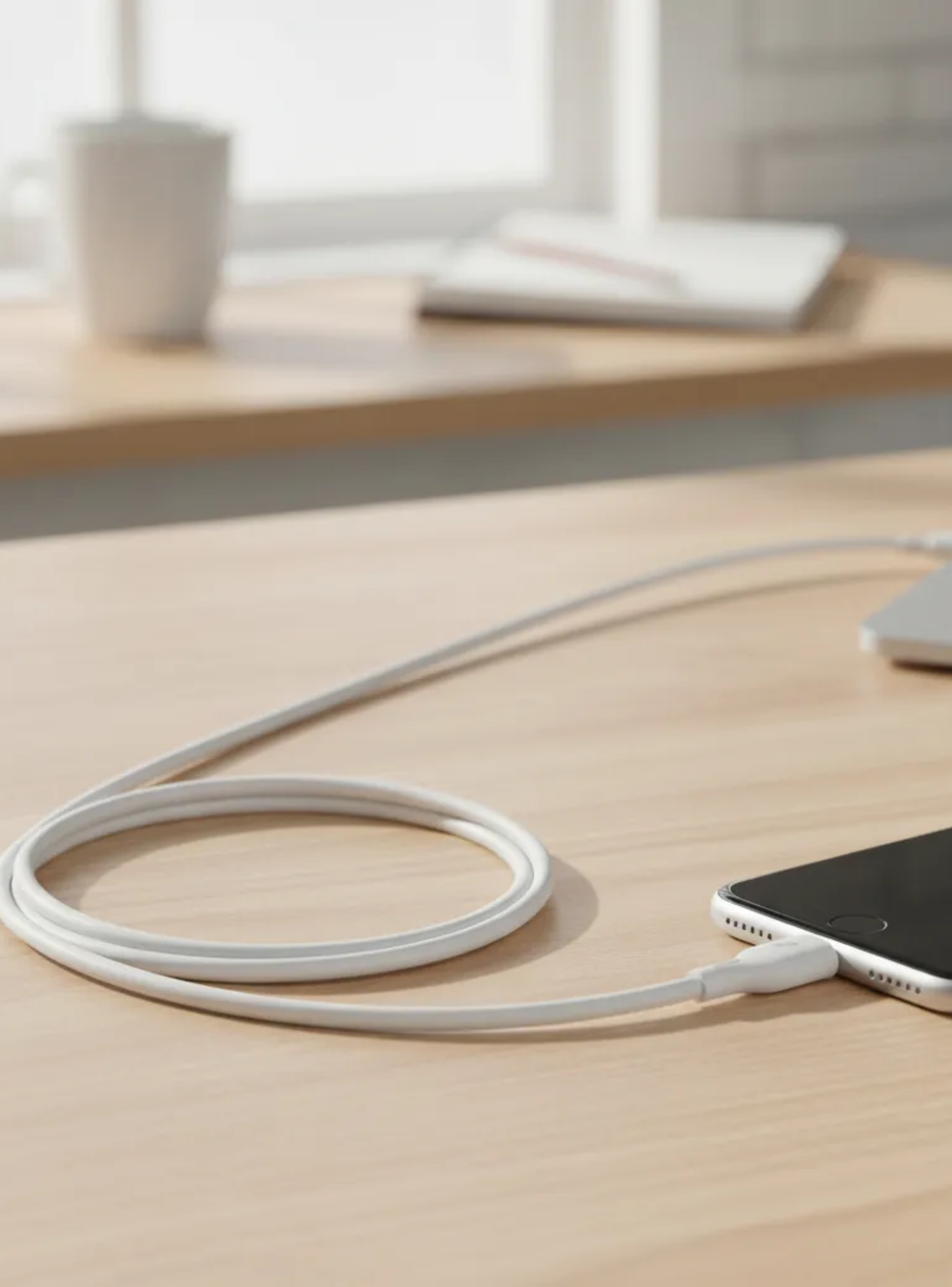 Cable USB A a Lightning 1m Transferencia de Datos-2