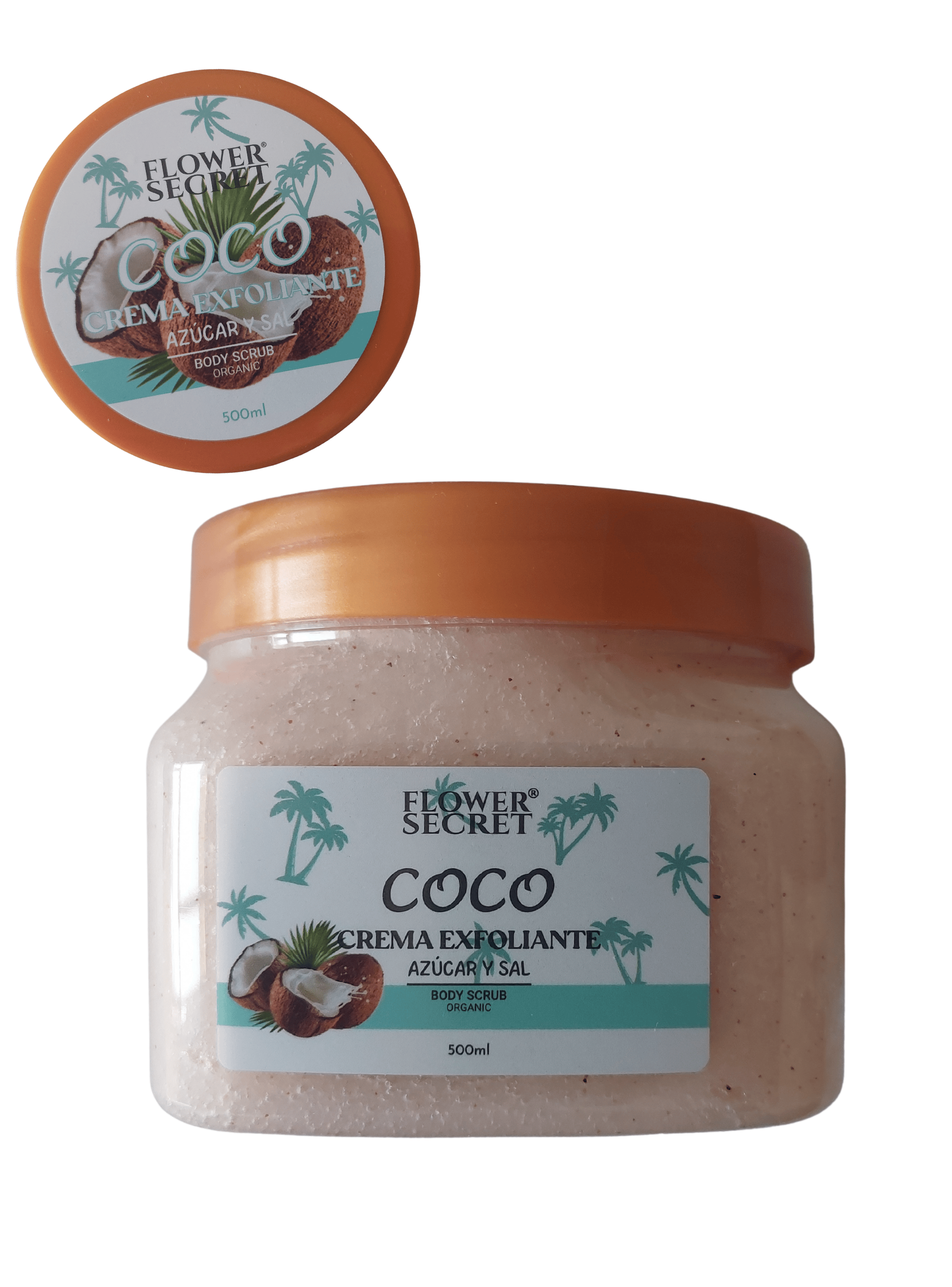 Exfoliante Corporal Azucar y Sal Coco 500ml Flower Secret-3