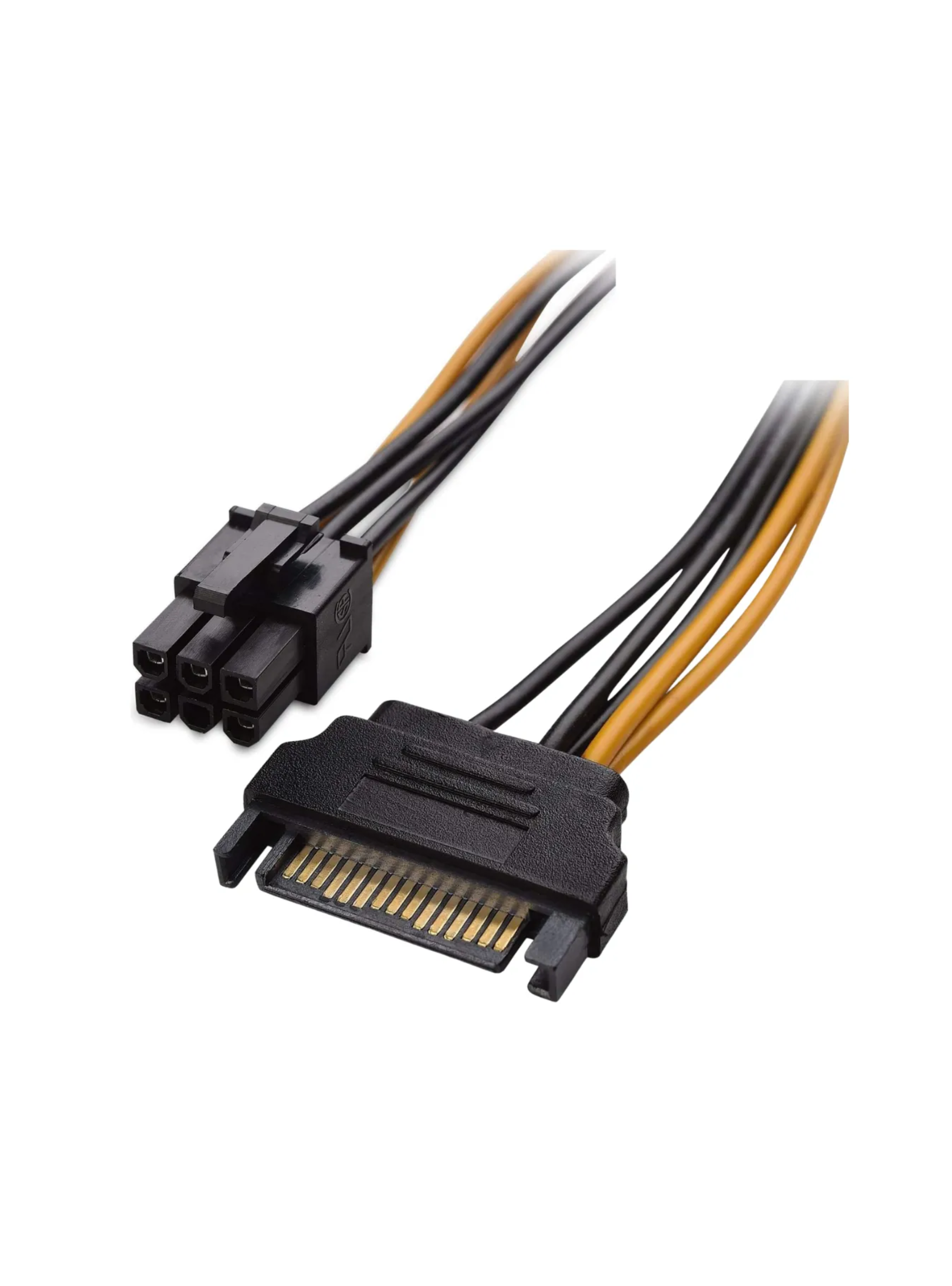Cables Sata Hembra 15pin a 6 Pin Pci Express-3