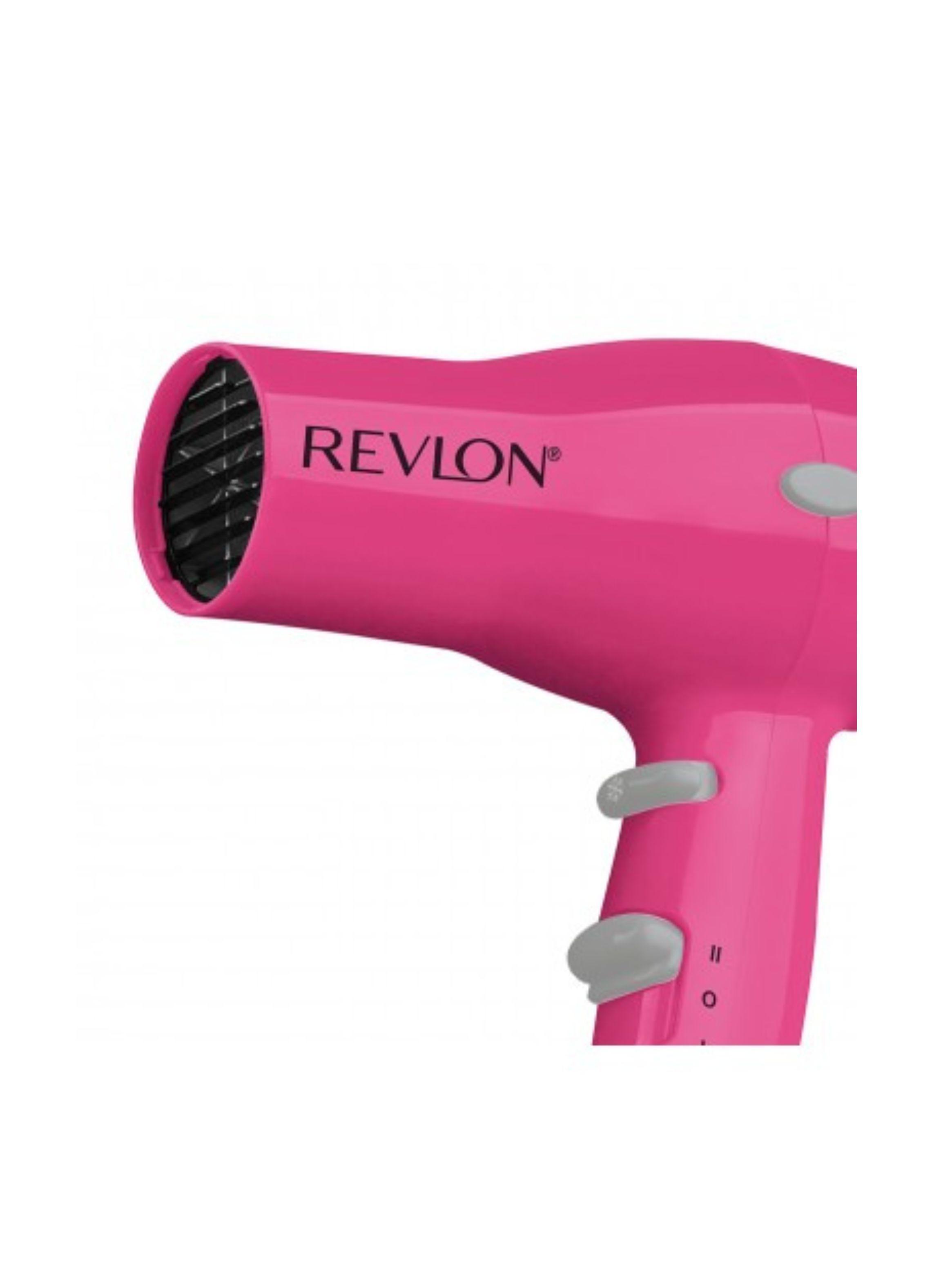 Secador de Pelo REVLON Compacto Iónico Rosa -2