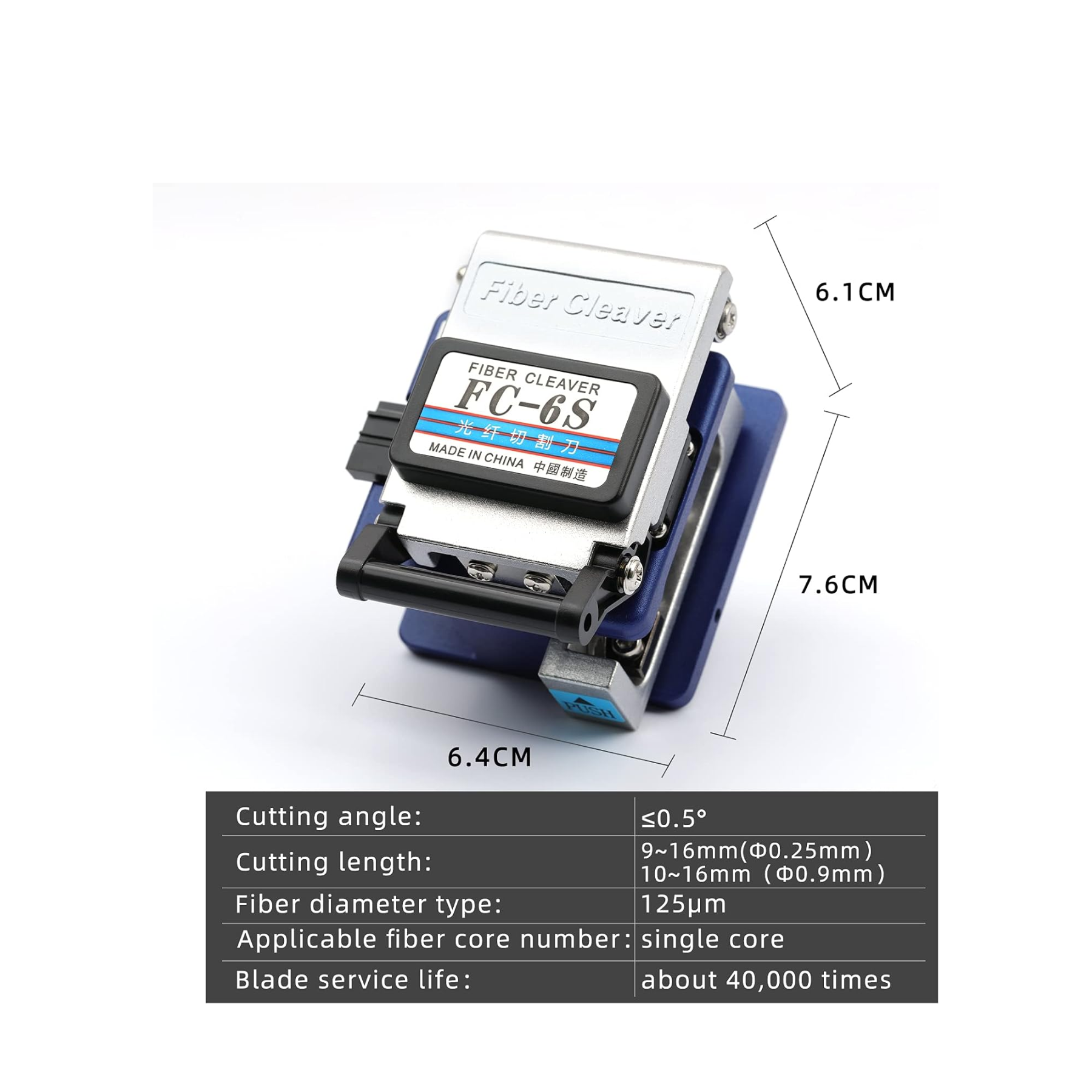Cortador Fibra Optica FC 6S Alta Precision-4