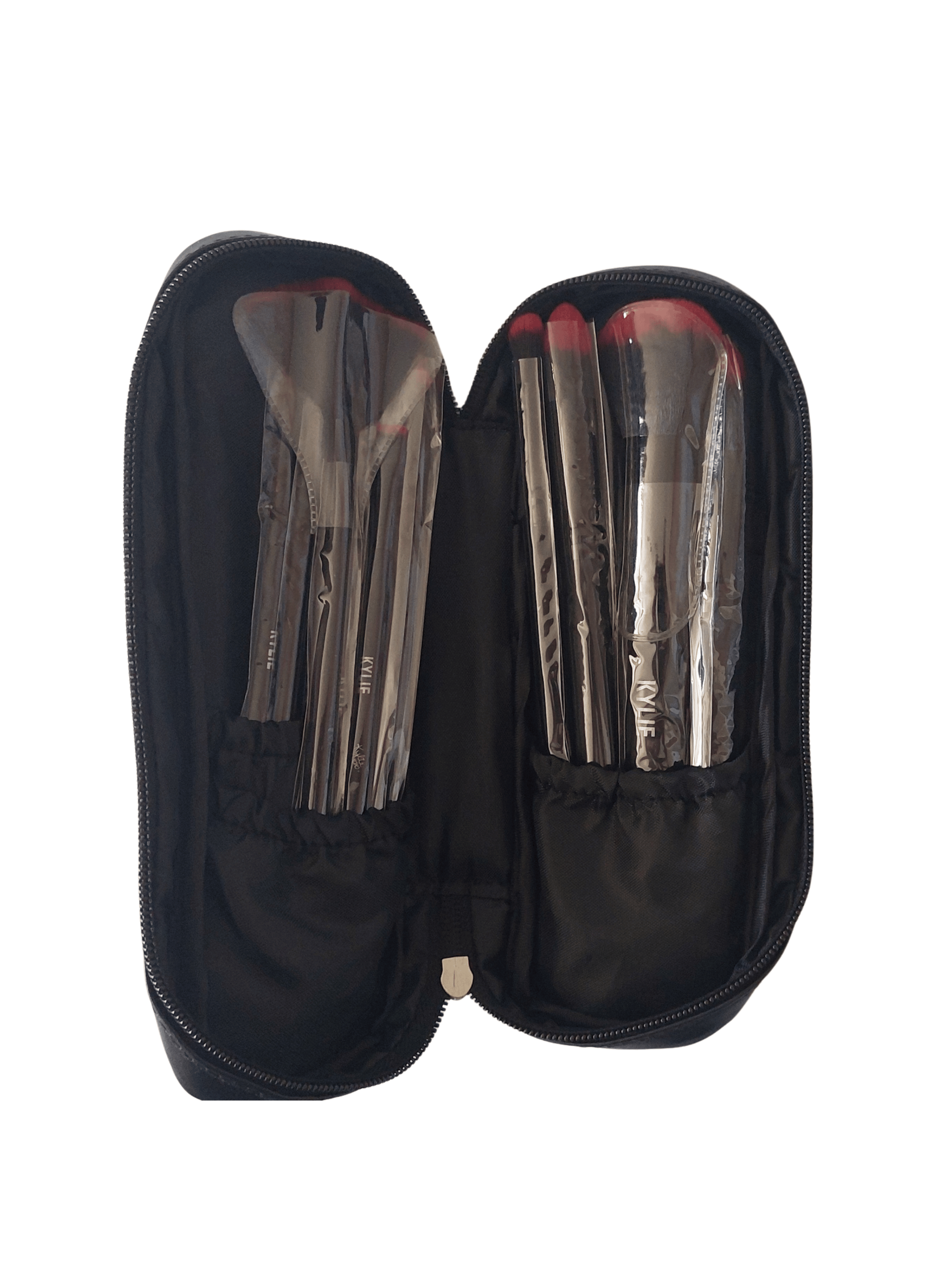 Set de Brochas de Maquillaje Kylie 12 Piezas Bolso Negro-2