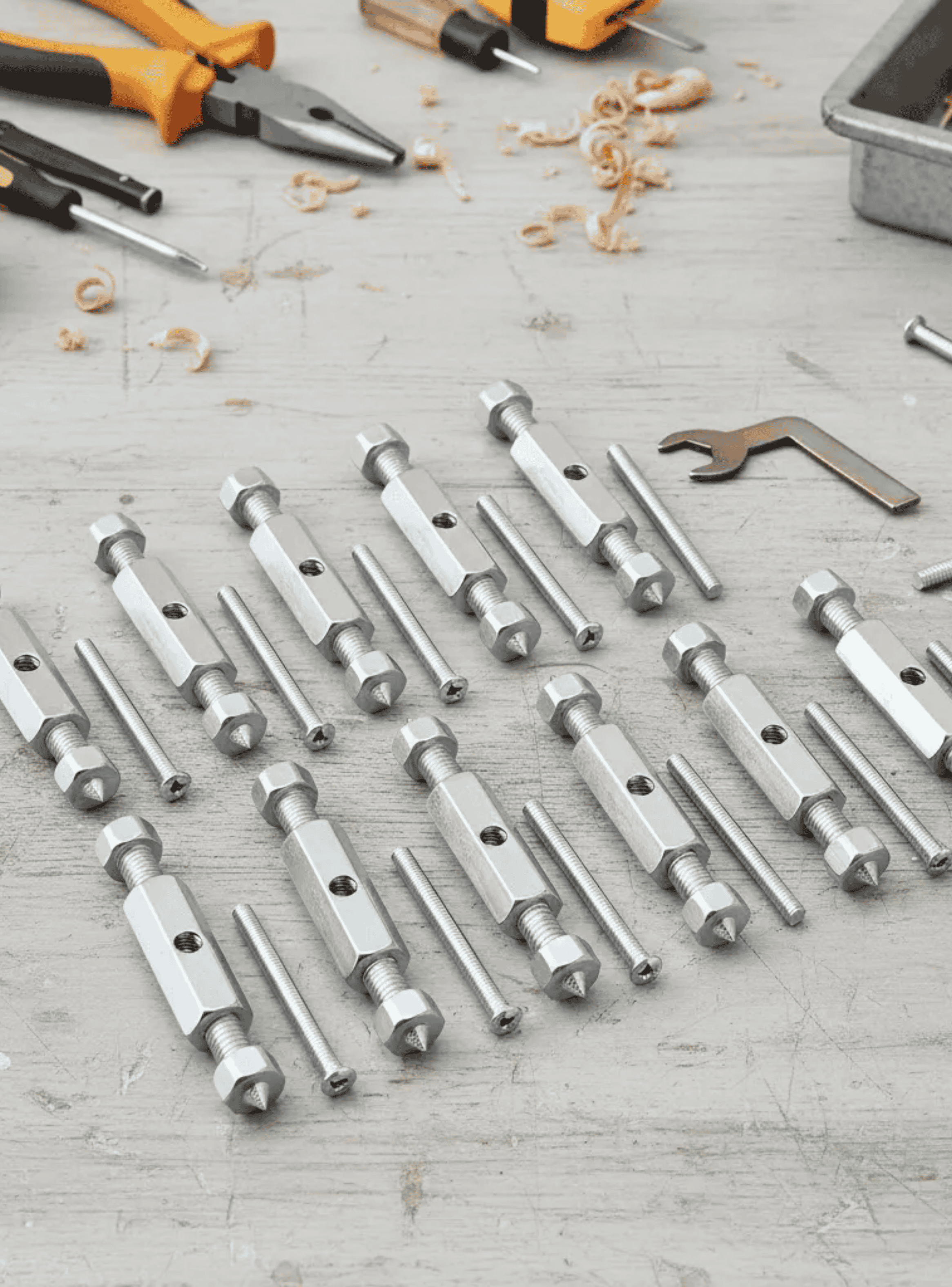 Kit De Reparacion De Caja De Enchufes Con Tornillos Y Llave-6