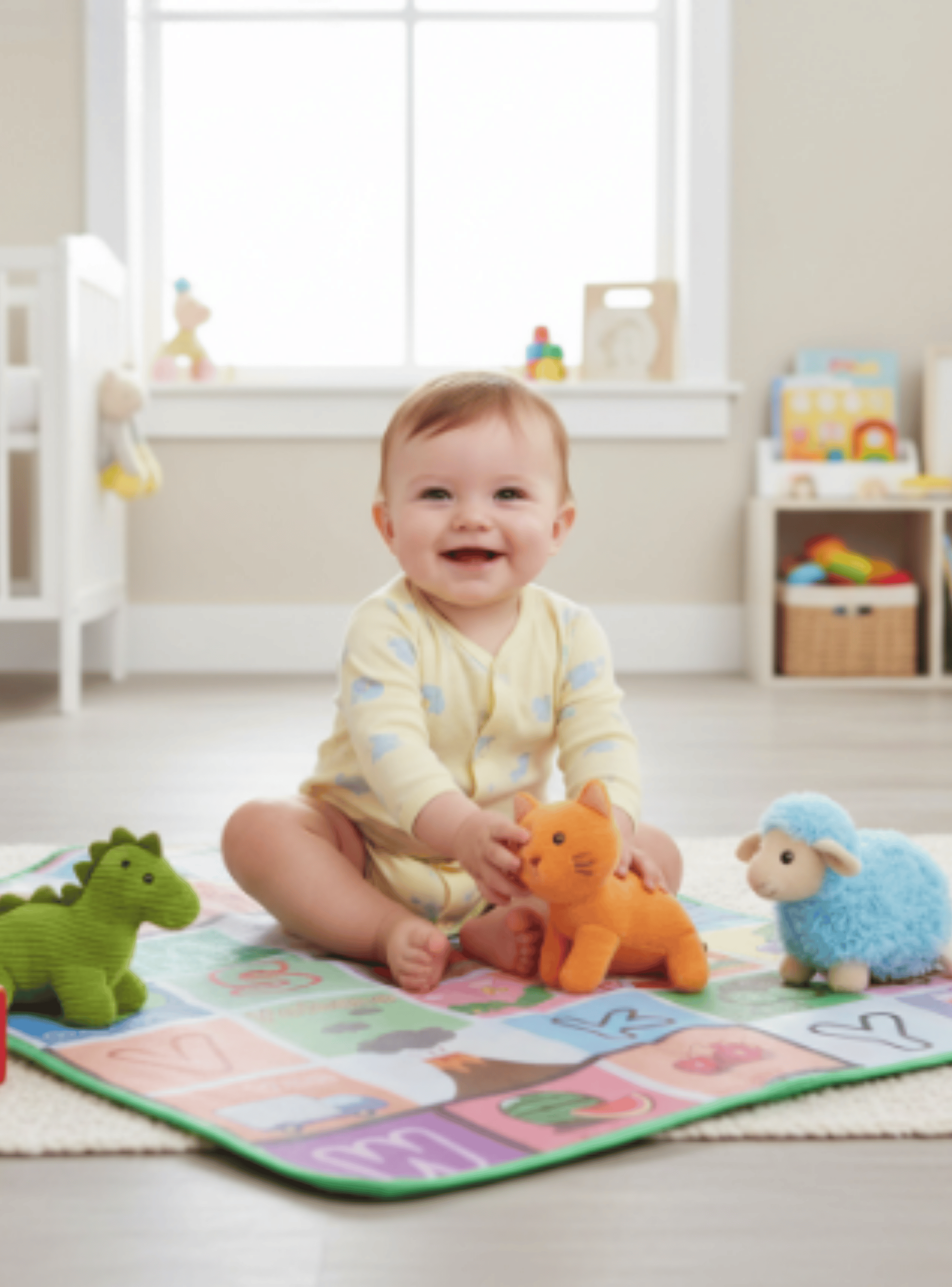 Alfombra Didactica Antigolpes para Bebes 118x87 cm-2