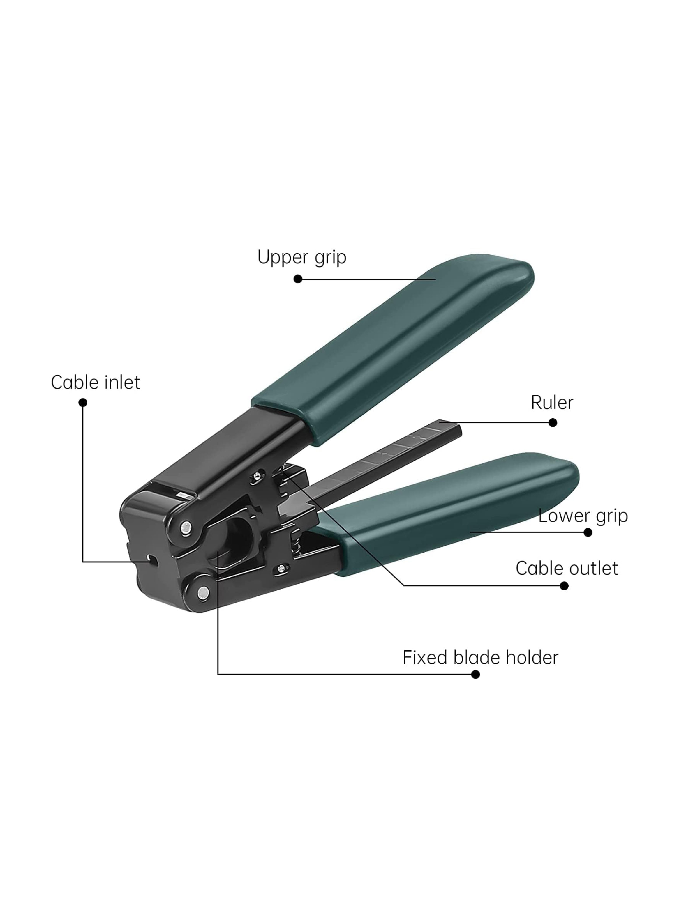 Peladora Cable Fibra Optica Drop FTTH Alicate Profesional-3