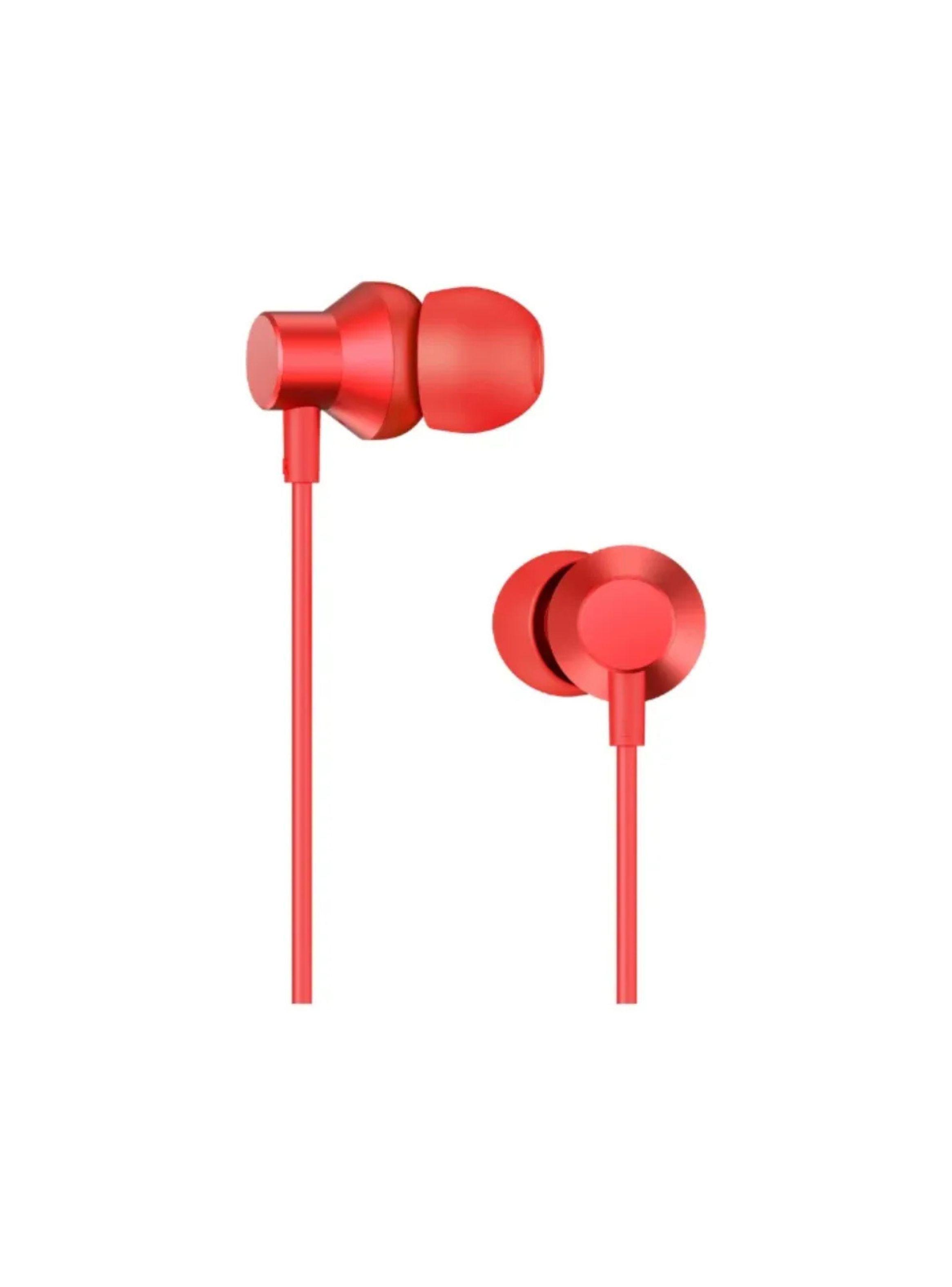 Lenovo Audífono In-ear Con Cable HF130 Rojo-3