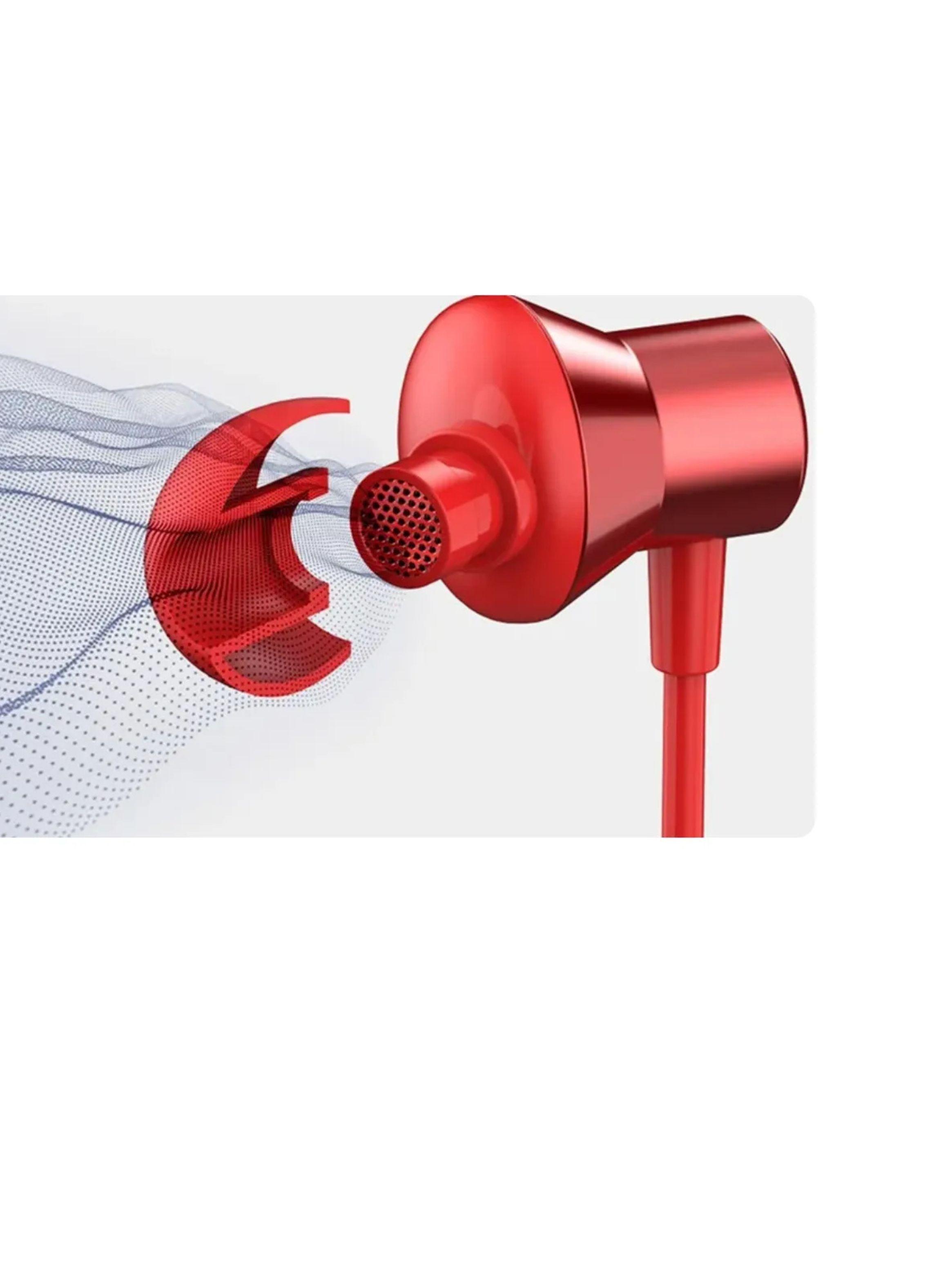 Lenovo Audífono In-ear Con Cable HF130 Rojo-4