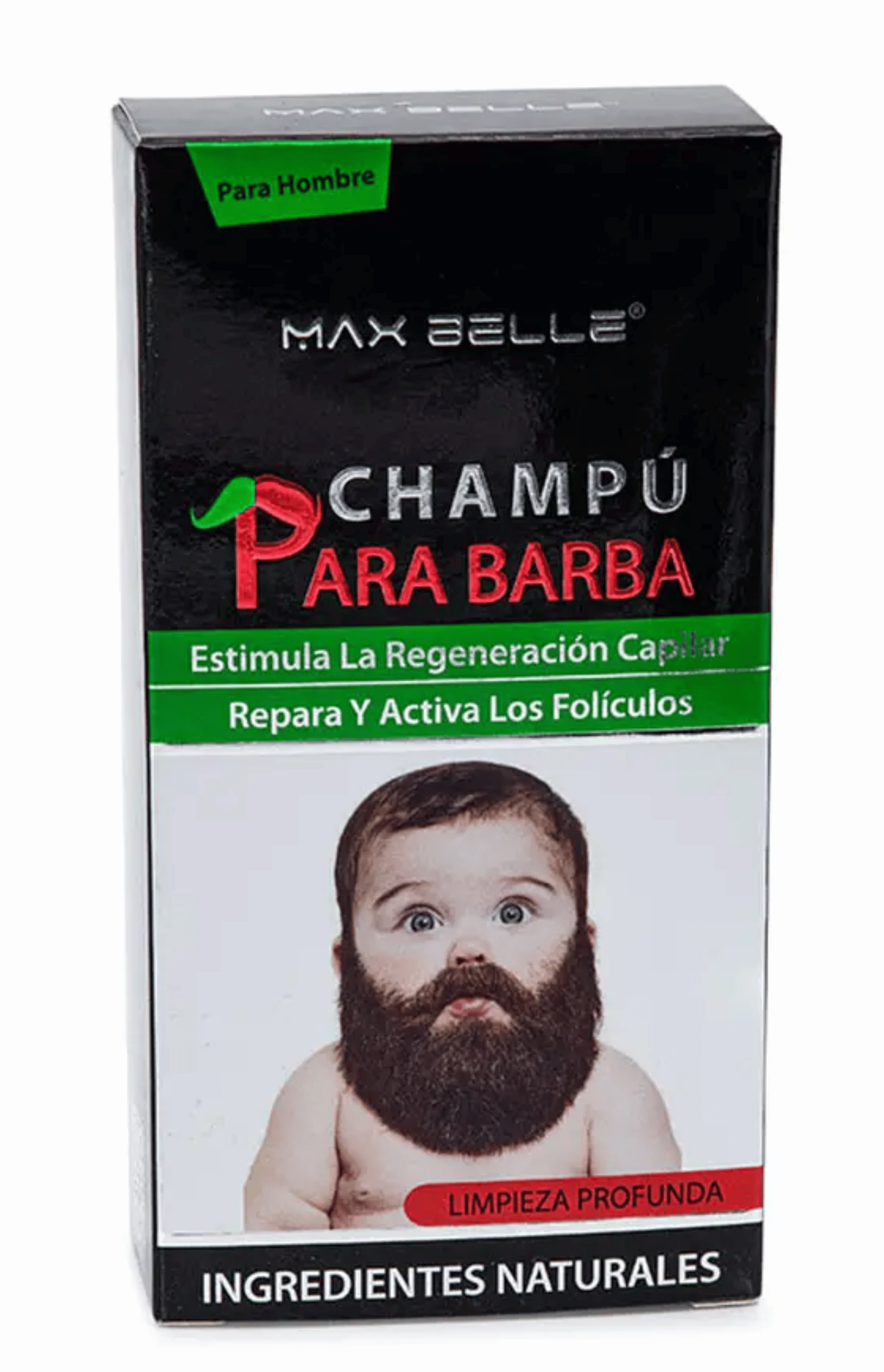 Kit Cuidado para Barba Max Belle Champu 100 ml y Aceite 30 ml-3