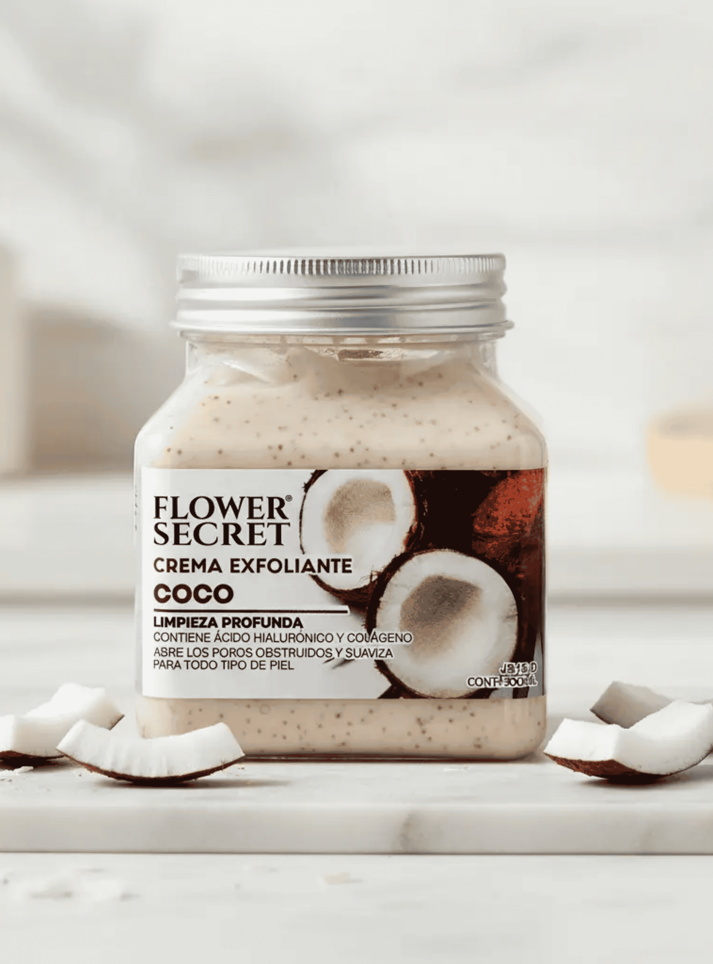 Crema Exfoliante Corporal Coco Flower Secret 300 ml-4