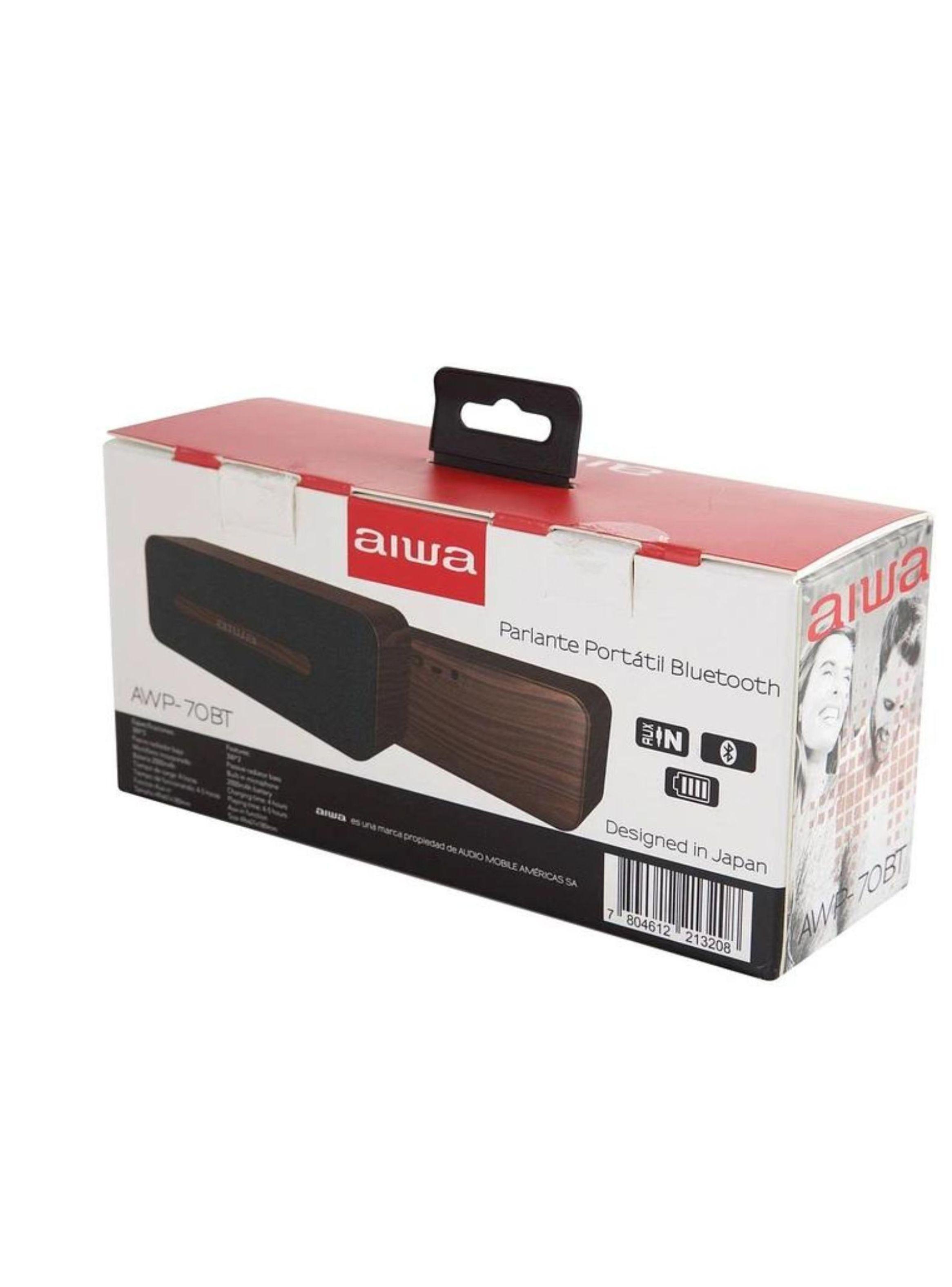 Parlante Portatil Bluetooth Aiwa AWP-70BT Café-4