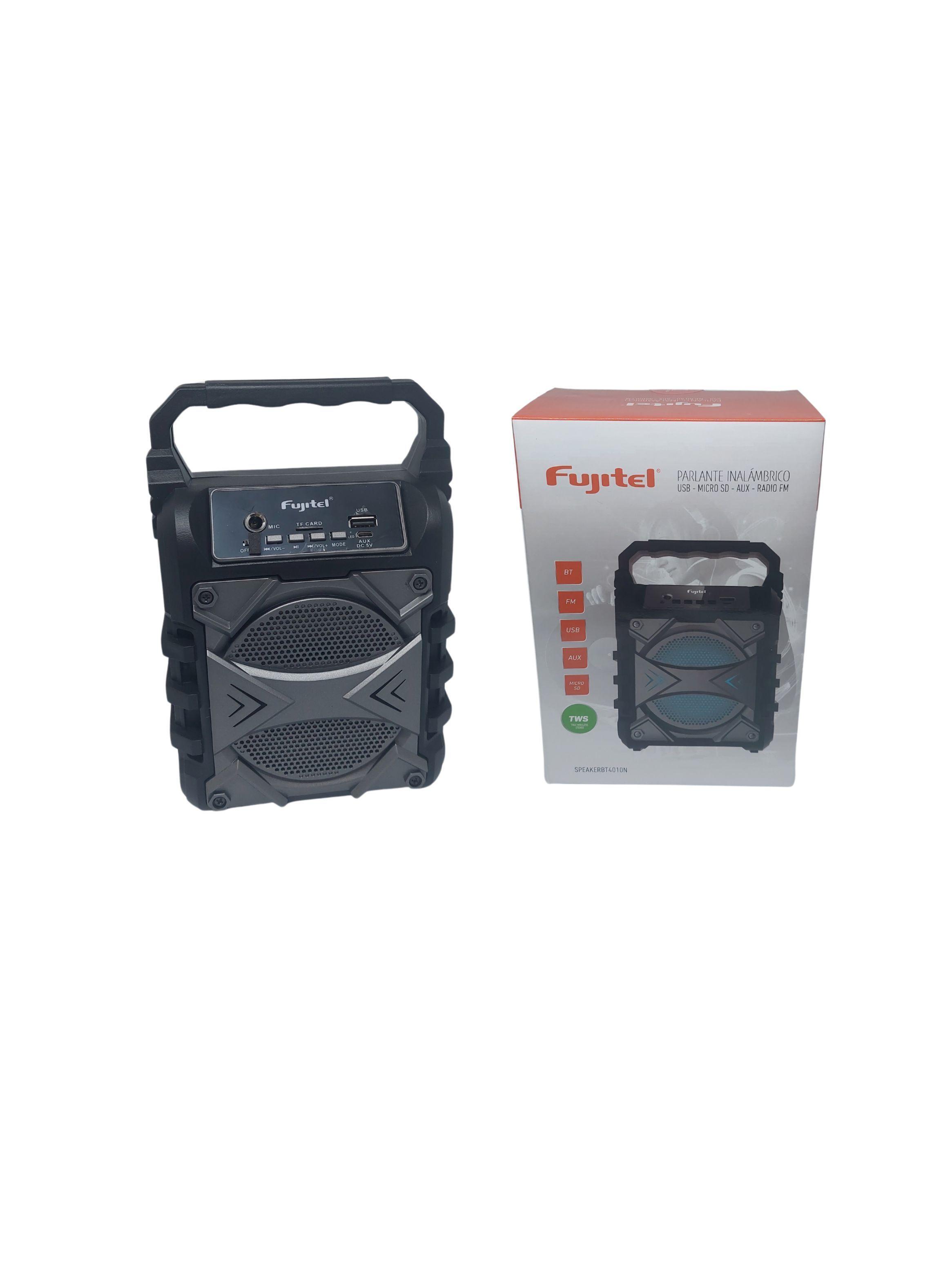 Parlante Bluetooth Fujitel 5w 4 Fm Tf Usb Mic Tws Luces-2